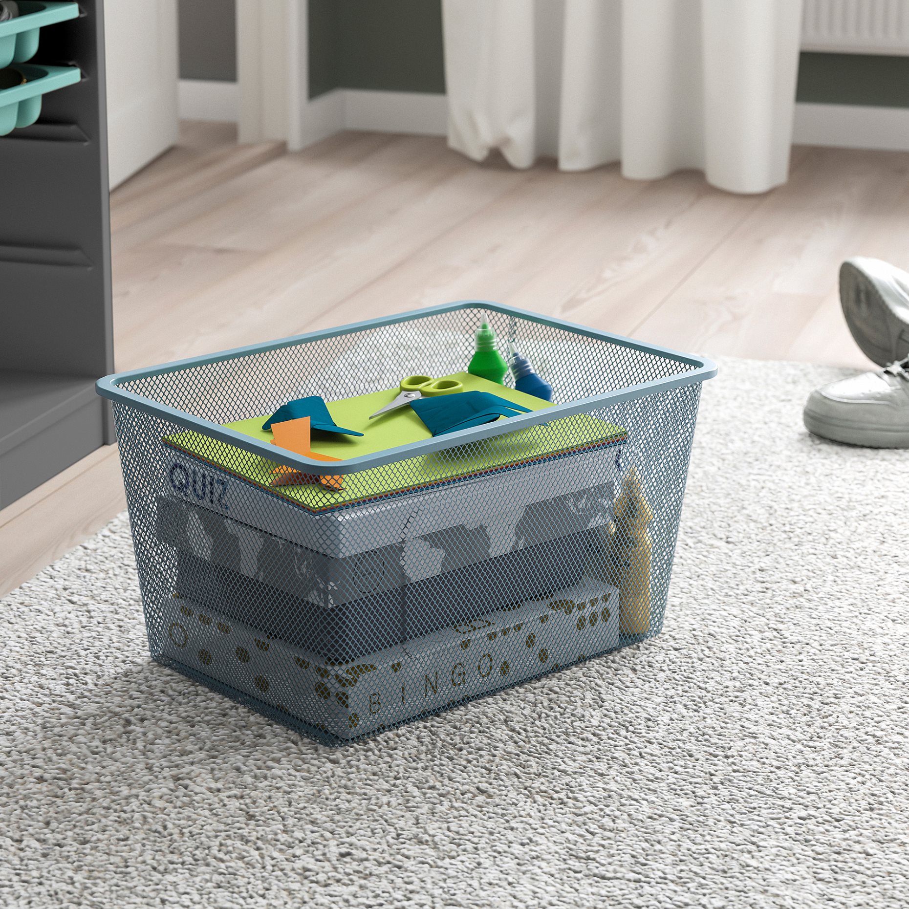 TROFAST, storage combination with boxes, 99x44x94 cm, 395.268.41