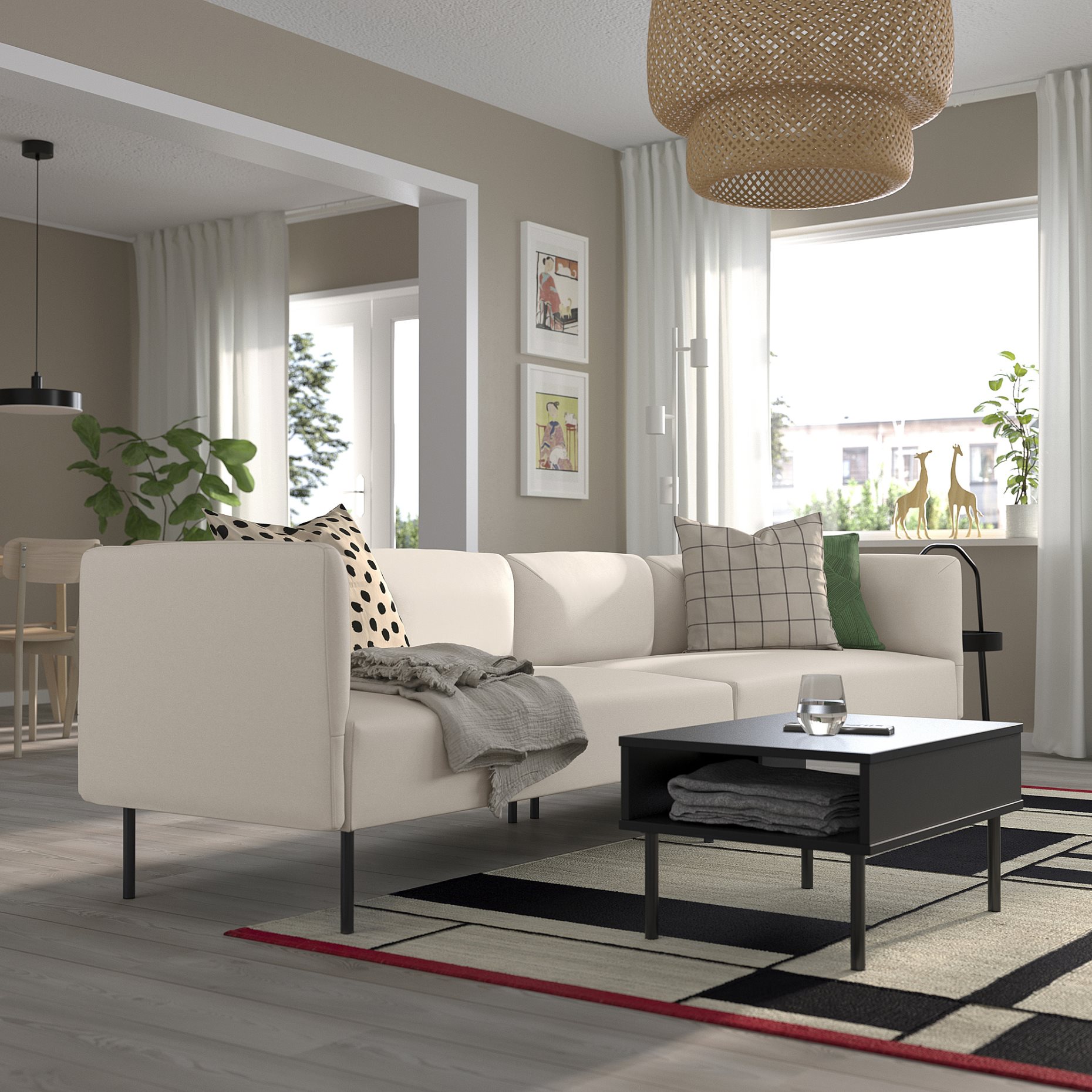LILLEHEM, 4-seat modular sofa, 395.360.48