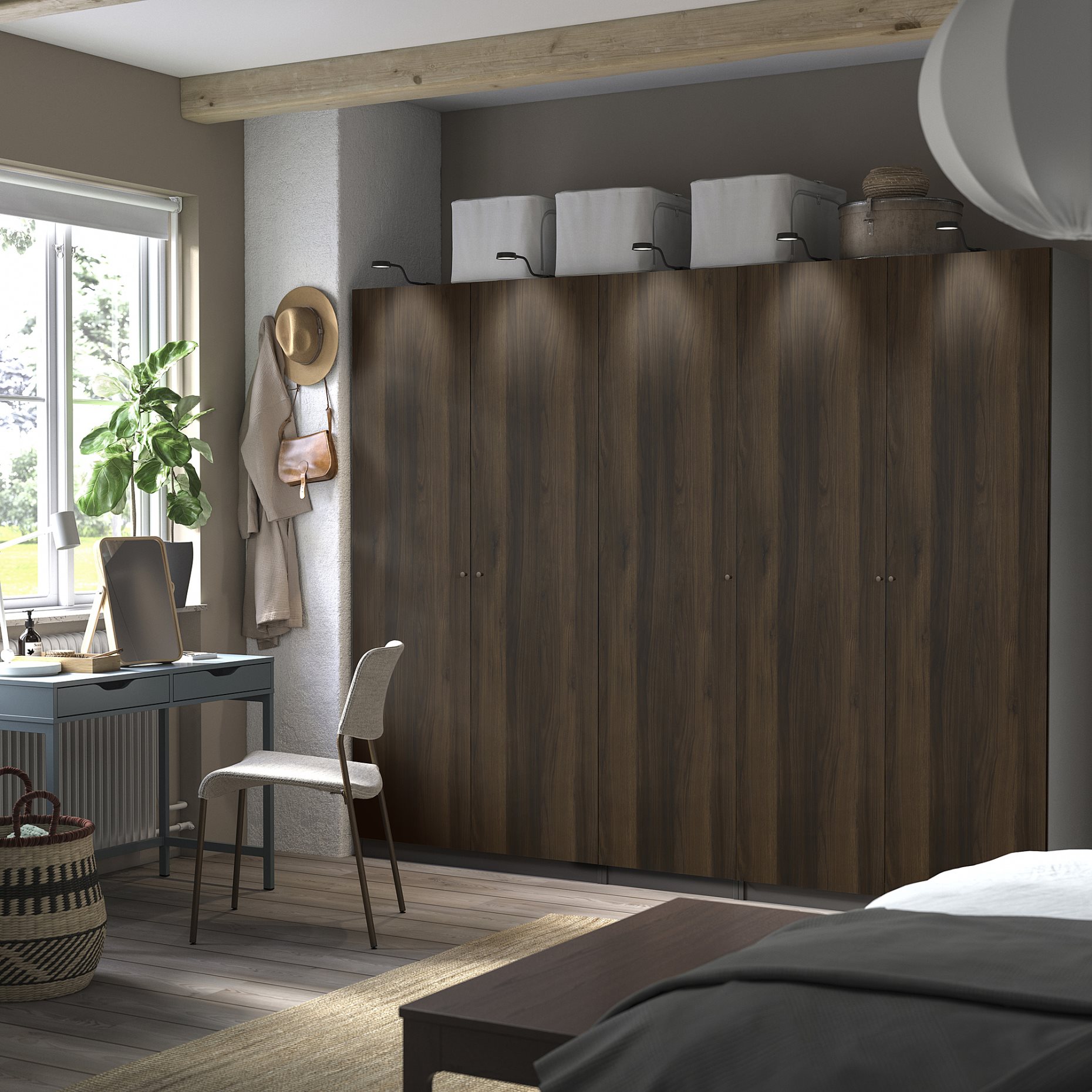 PAX/STORKLINTA, wardrobe combination, 250x60x201 cm, 395.628.48