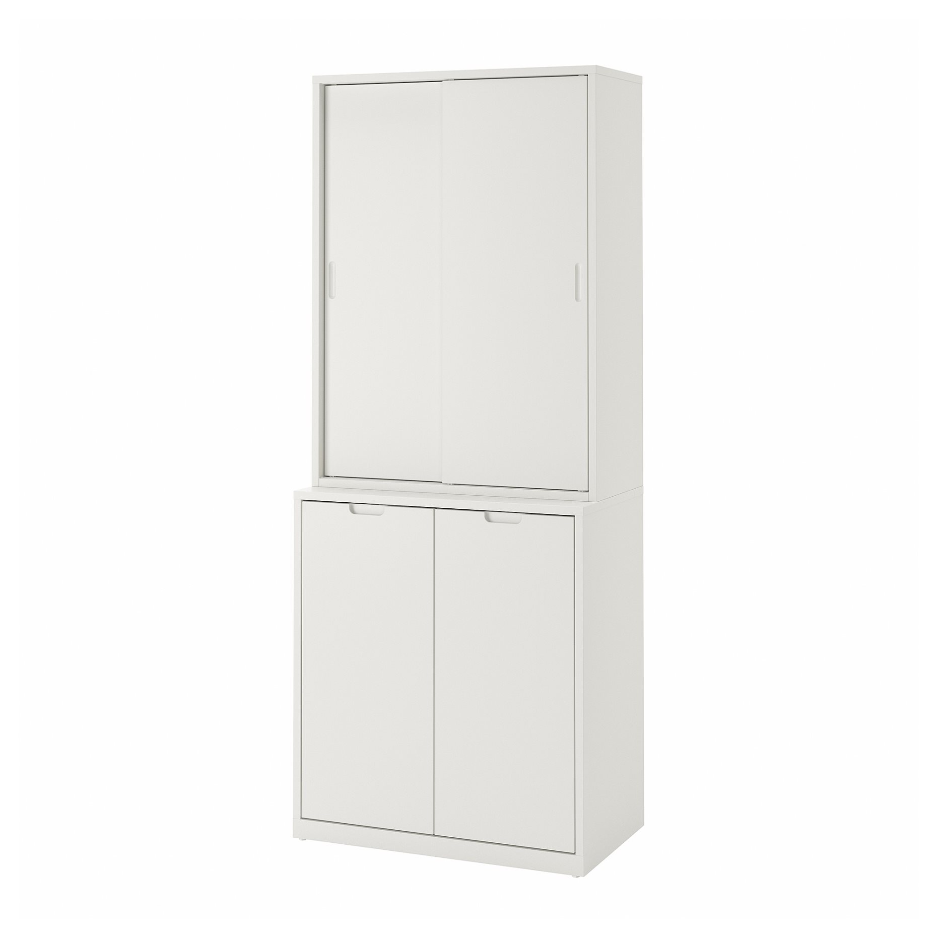 TONSTAD, storage combination with sliding doors, 81x47x201 cm, 395.717.63