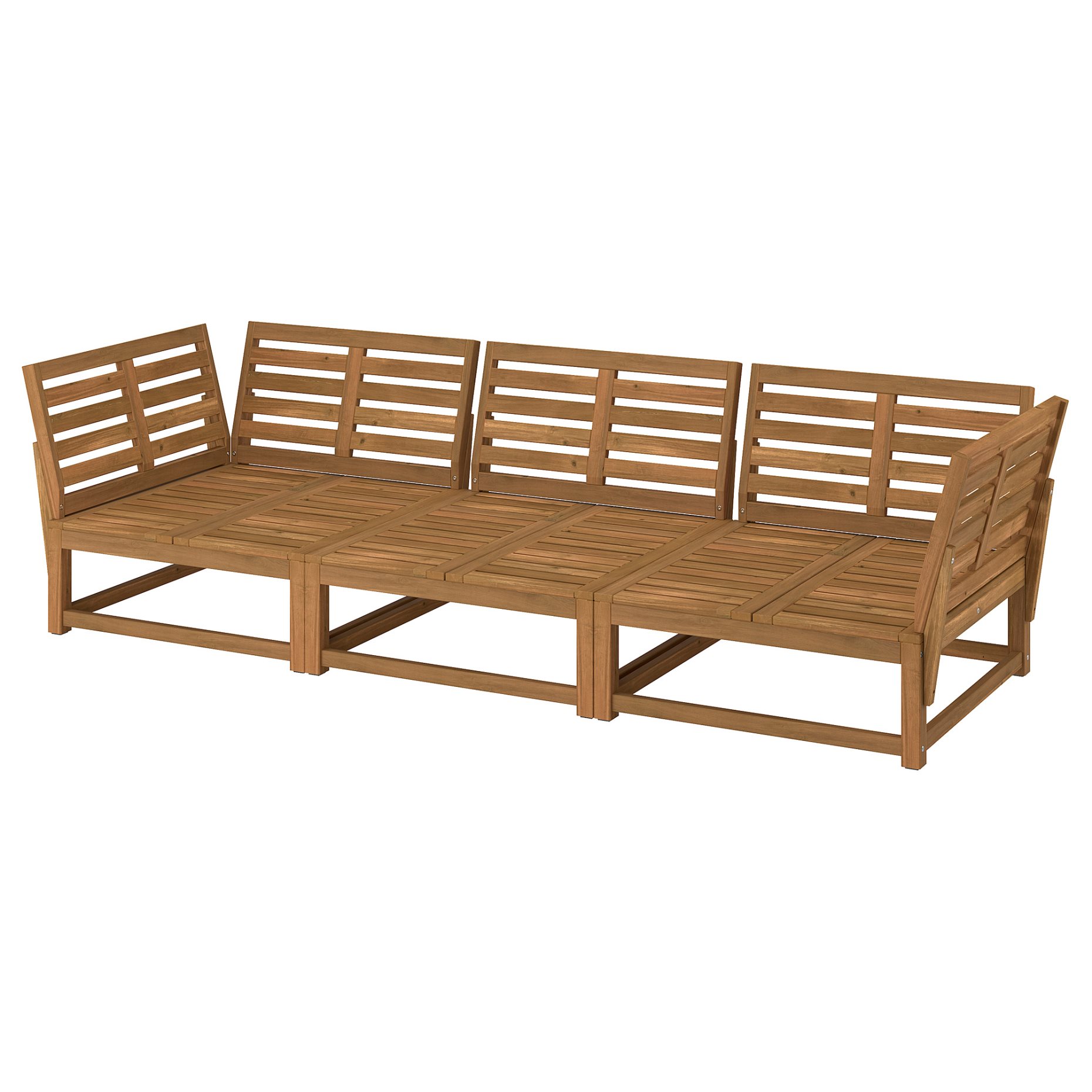 NÄMMARÖ, 3-seat modular sofa with armrests outdoor, 264 cm, 396.075.16