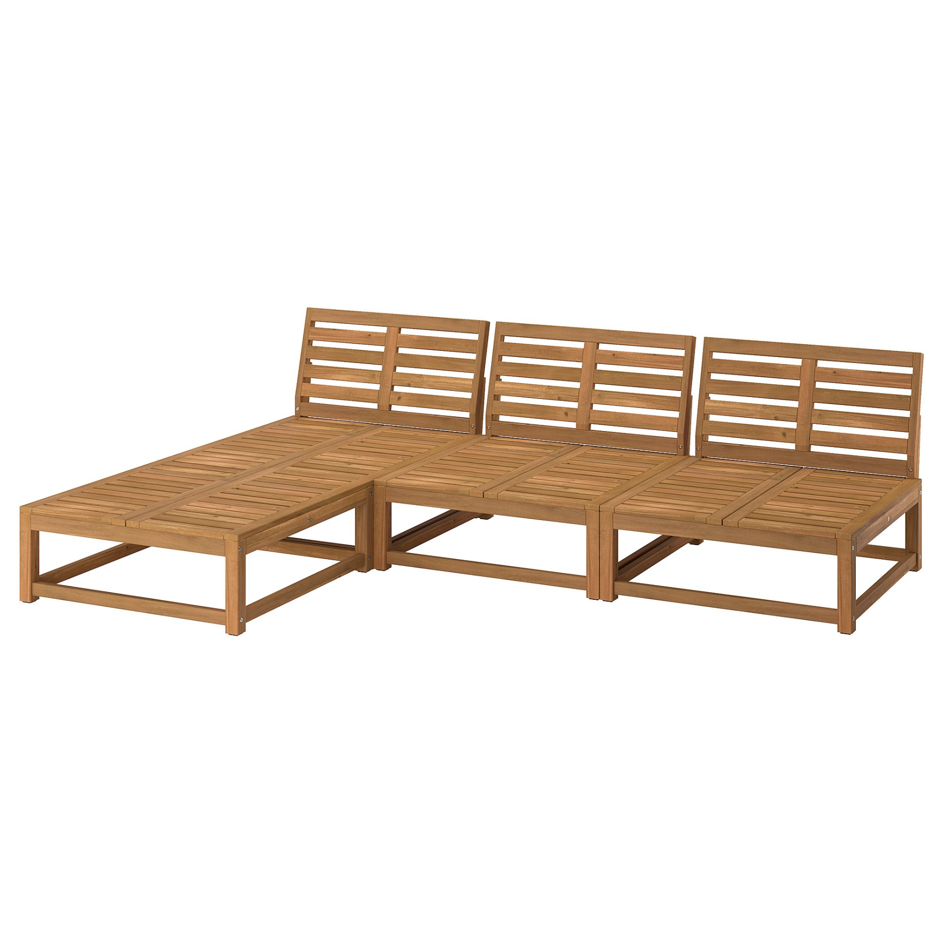 NÄMMARÖ, 3-seat modular sofa with chaise longue outdoor, 243 cm, 396.075.21