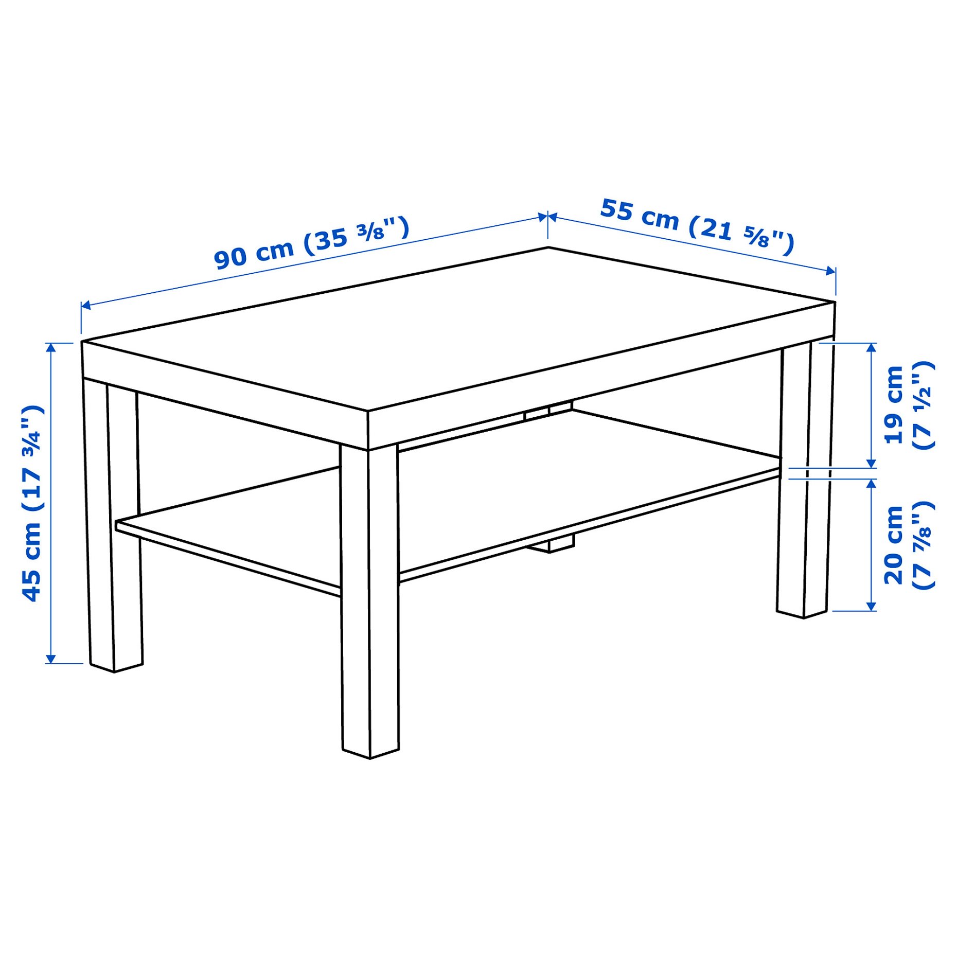 LACK, coffee table, 401.042.94