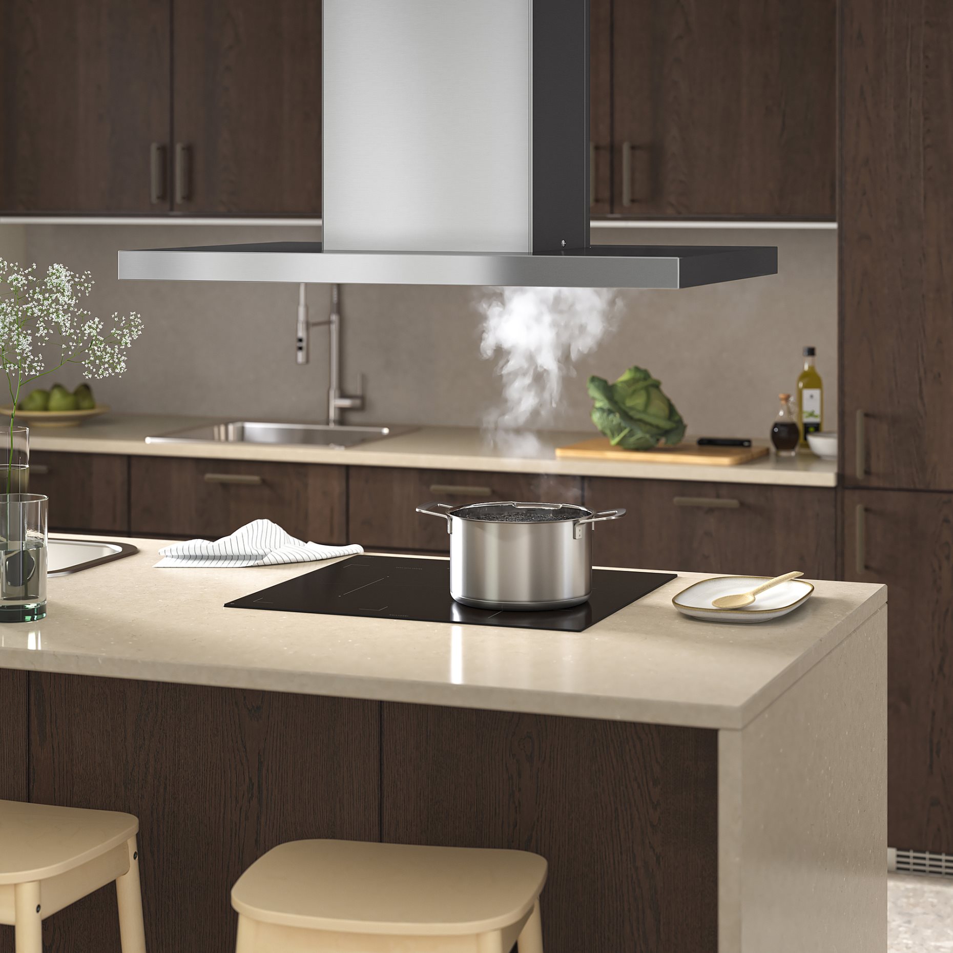 SVÄVANDE, απορροφητήρας οροφής, 90 cm, 403.890.89