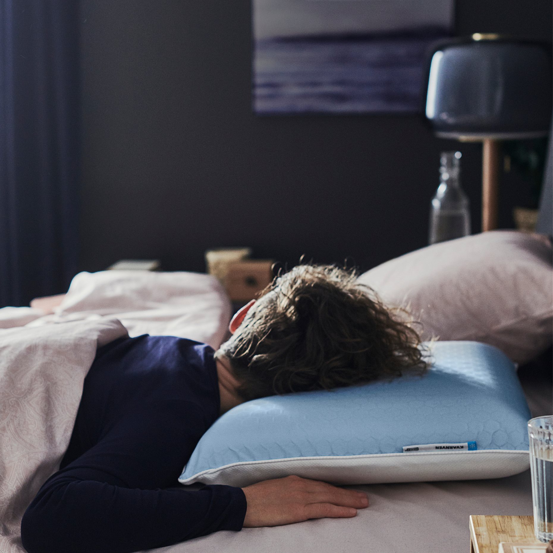 KVARNVEN, ergonomic pillow/stomach sleeper, 42x54 cm, 405.132.20