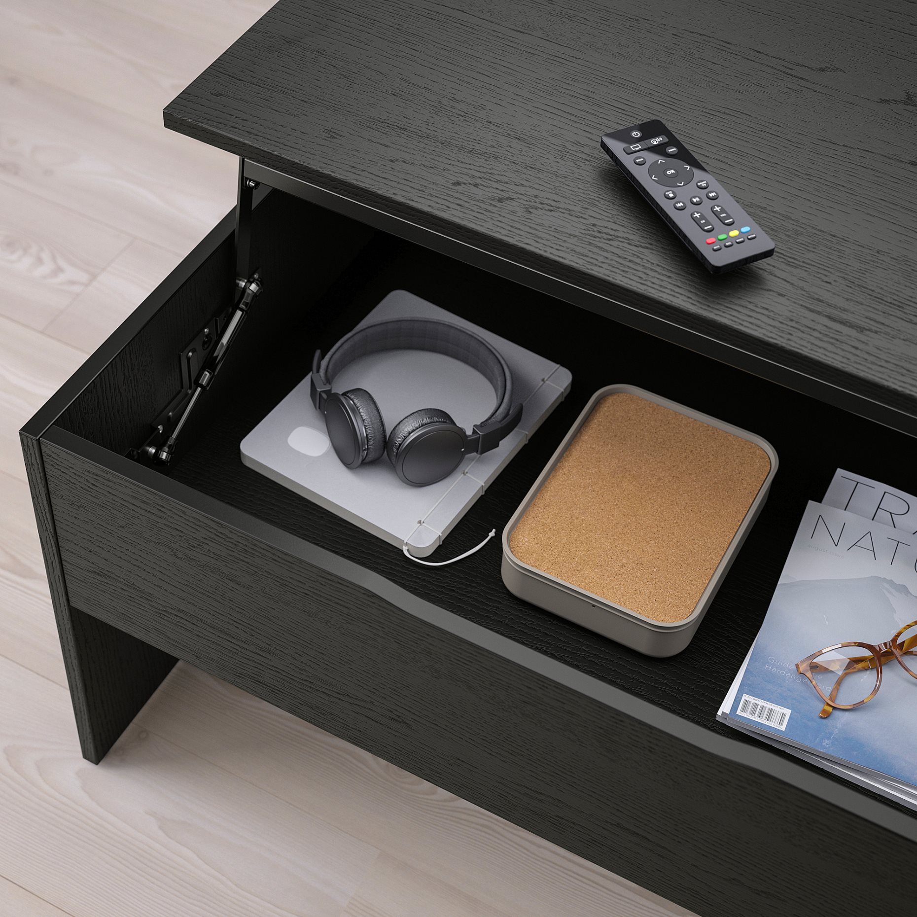 OSTAVALL, adjustable coffee table, 90 cm, 405.341.52