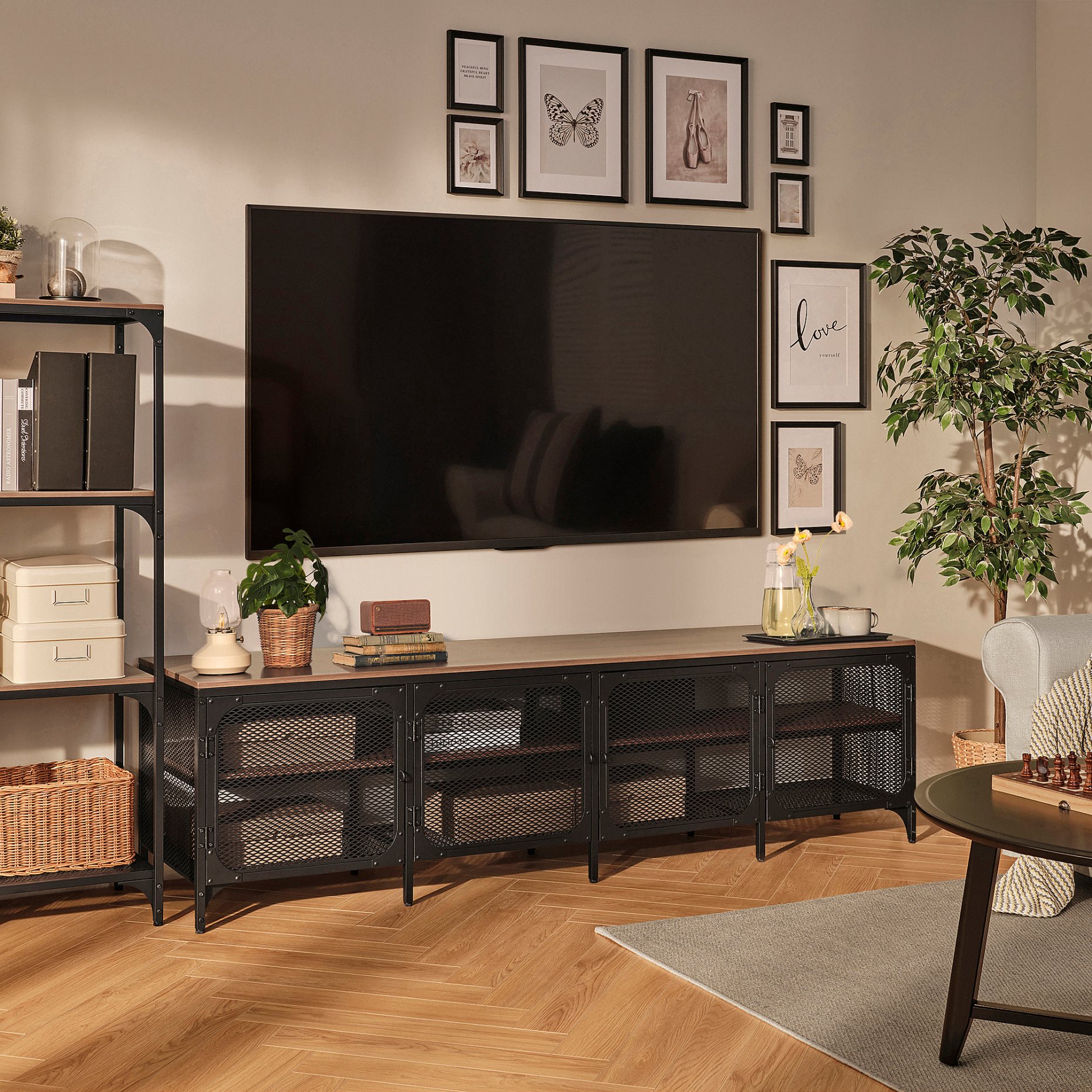 FJÄLLBO, έπιπλο TV, 198x45x54 cm, 405.790.32