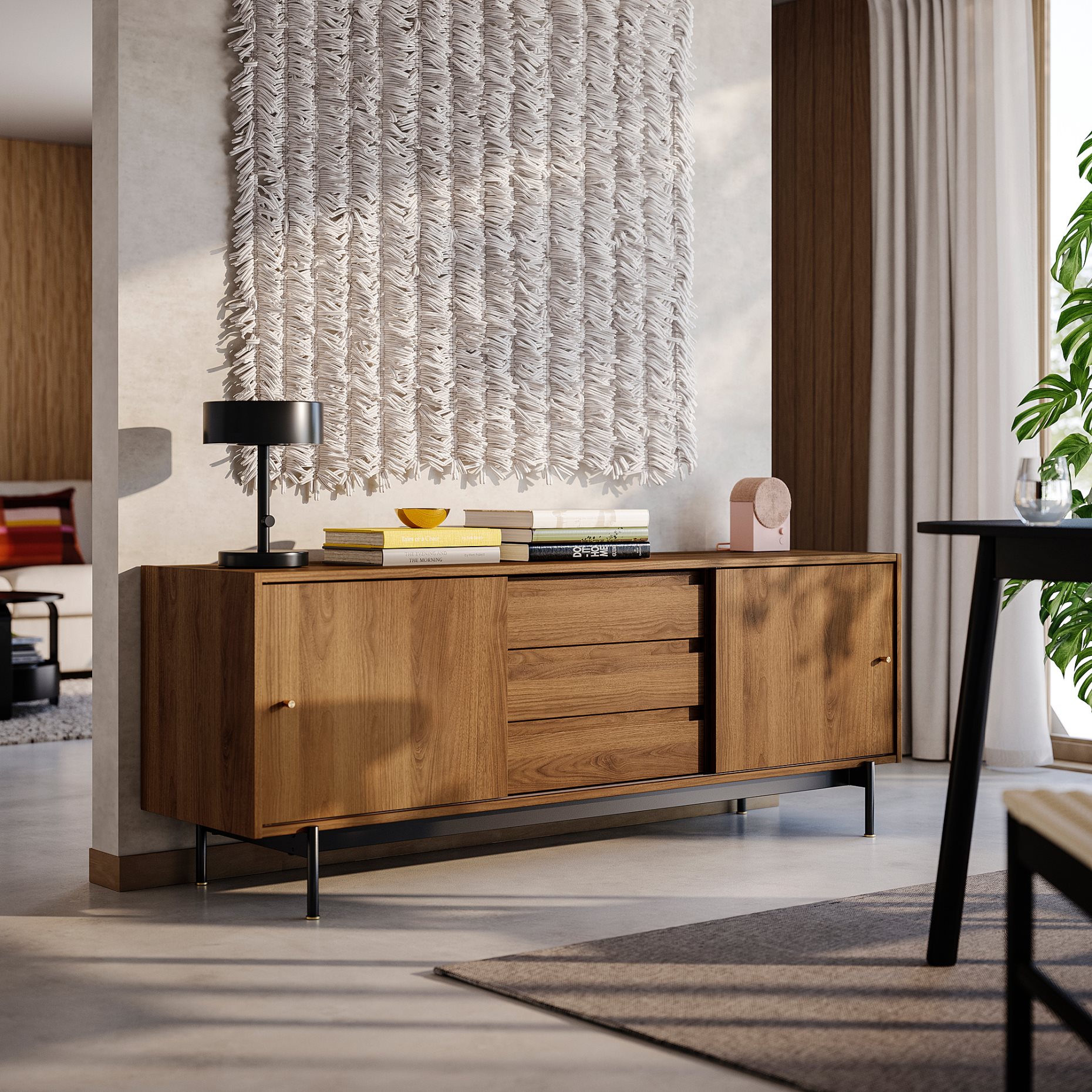 RÅDMANSÖ, TV bench, 176x48x66 cm, 405.978.18