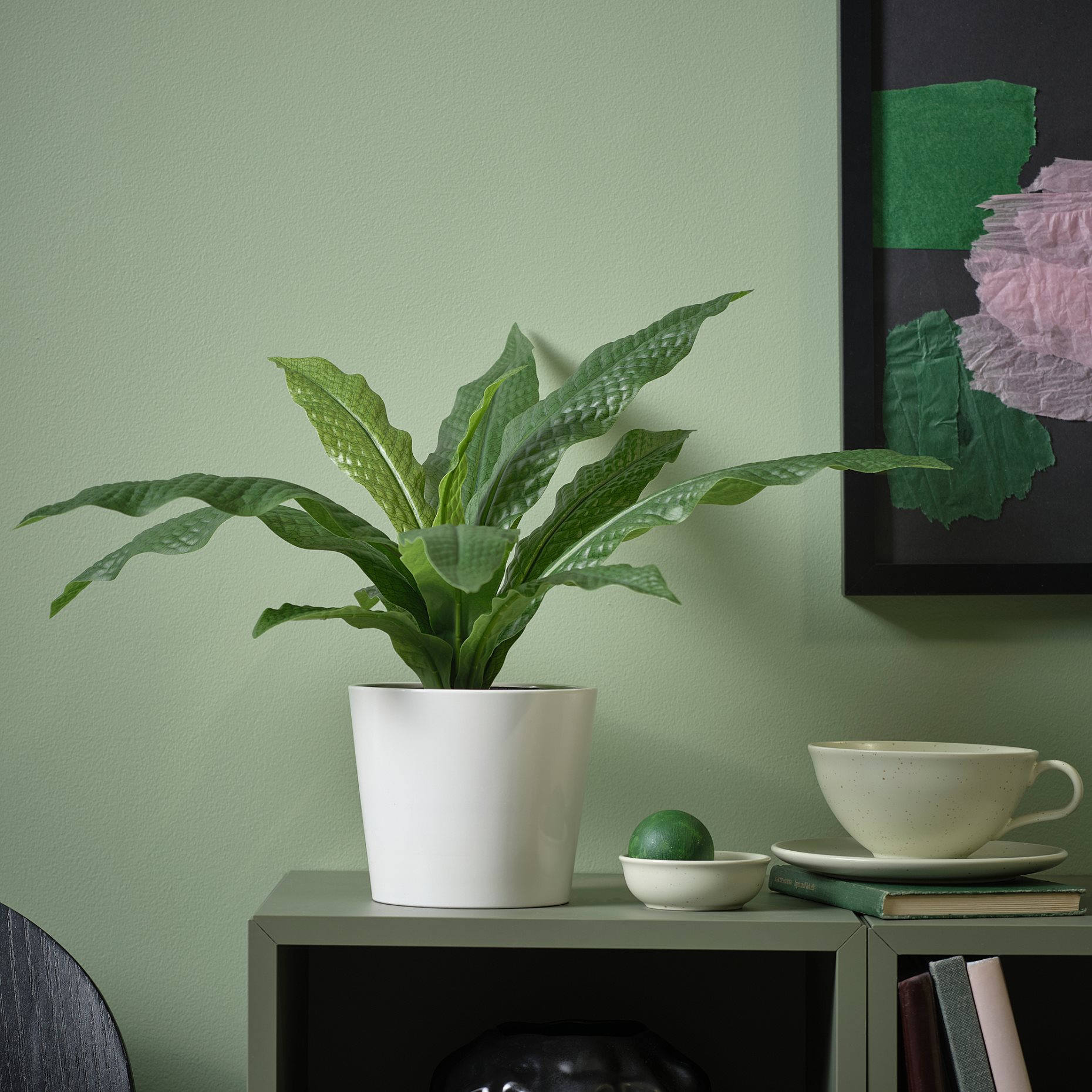 FEJKA, artificial potted plant in/outdoor/Crocodile fern, 12 cm, 406.008.73
