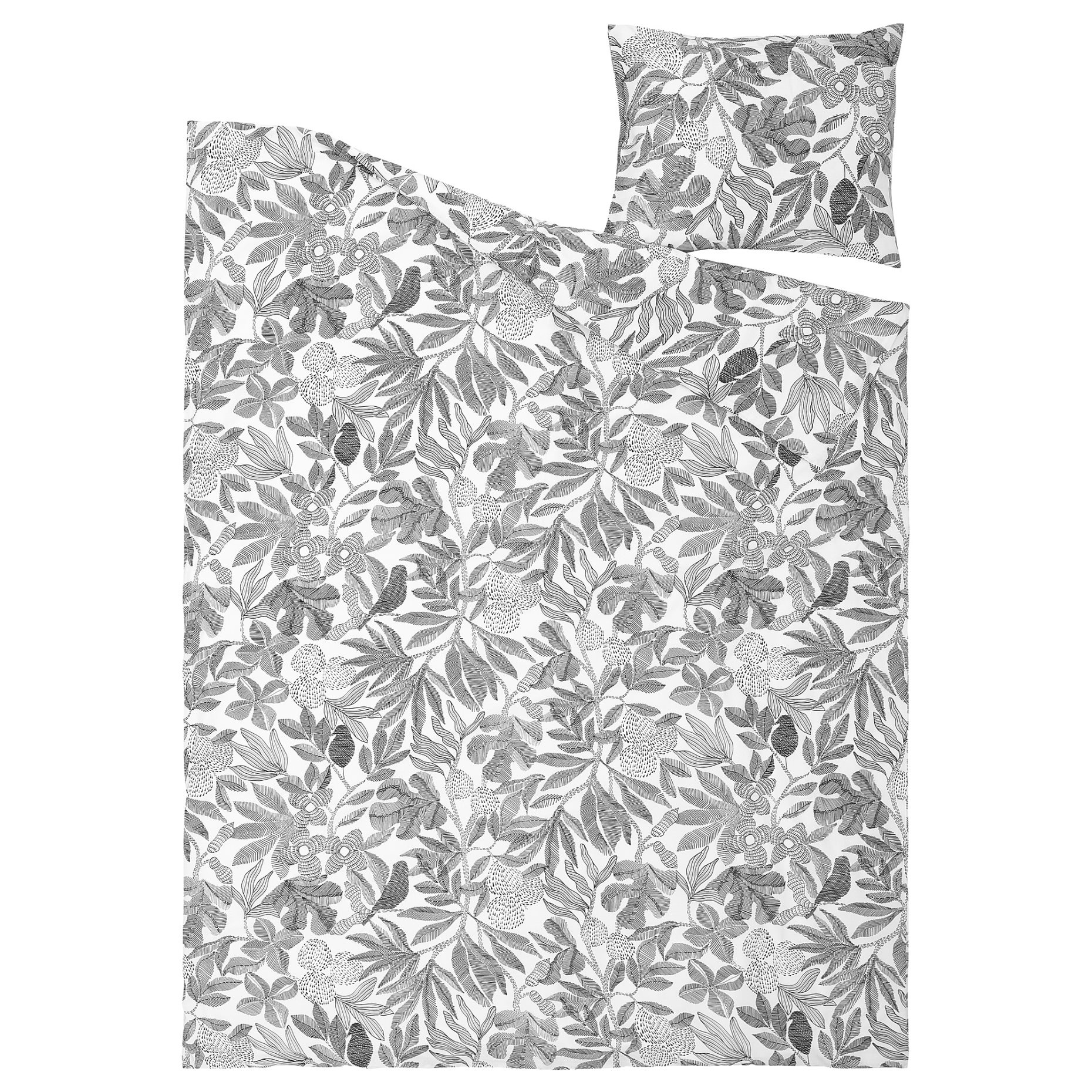 BROKDRACENA, παπλωματοθήκη και μαξιλαροθήκη, 150x200/50x60 cm, 406.057.81