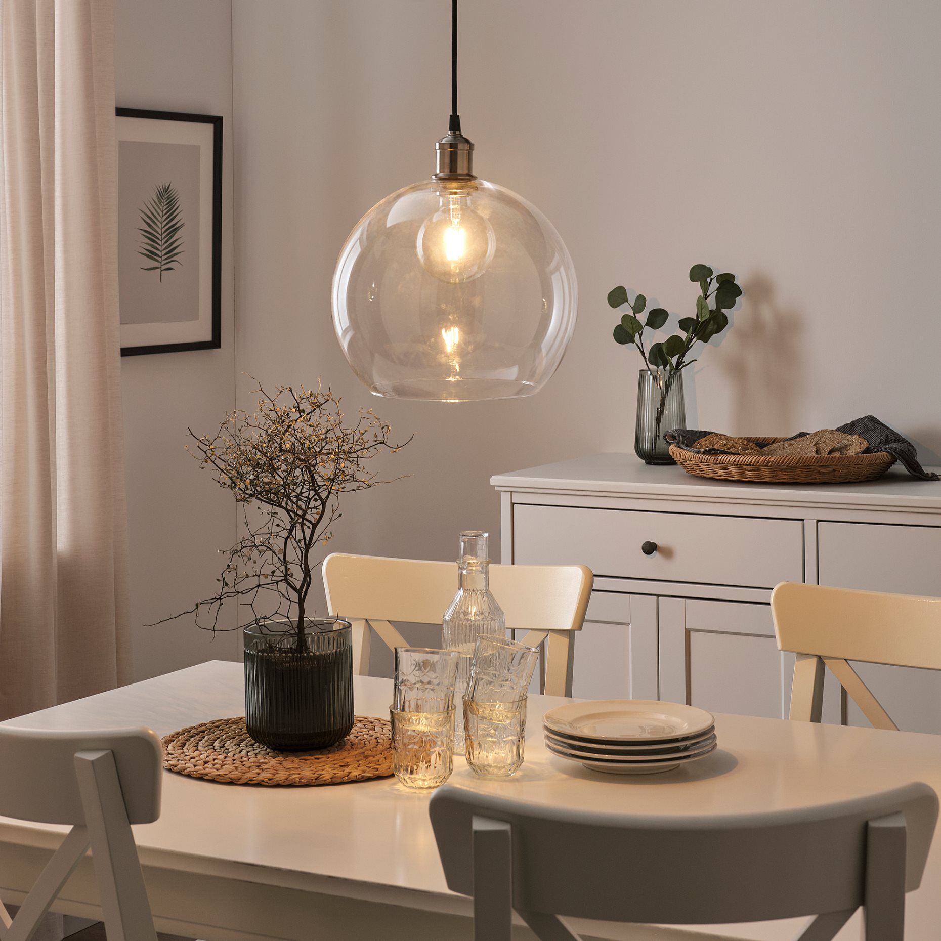 LUNNOM, LED bulb E27 470 lumen/dimmable, 95 mm, 406.148.27