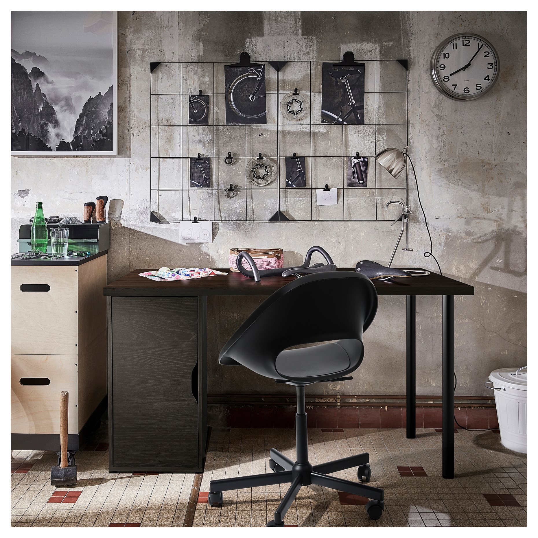 LAGKAPTEN/ALEX, desk, 140x60 cm, 495.214.90