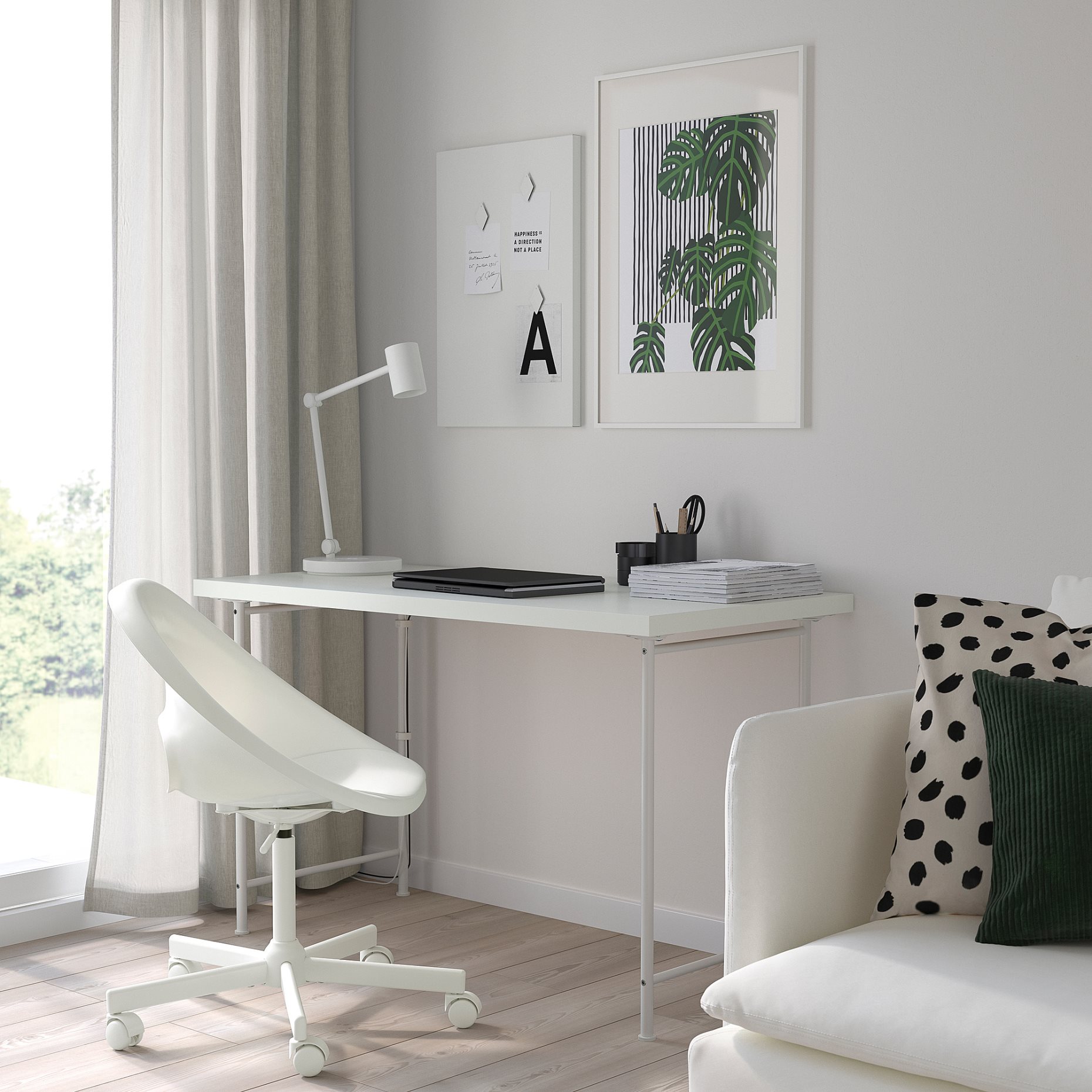 LAGKAPTEN/SPAND, desk, 120x60 cm, 495.636.25