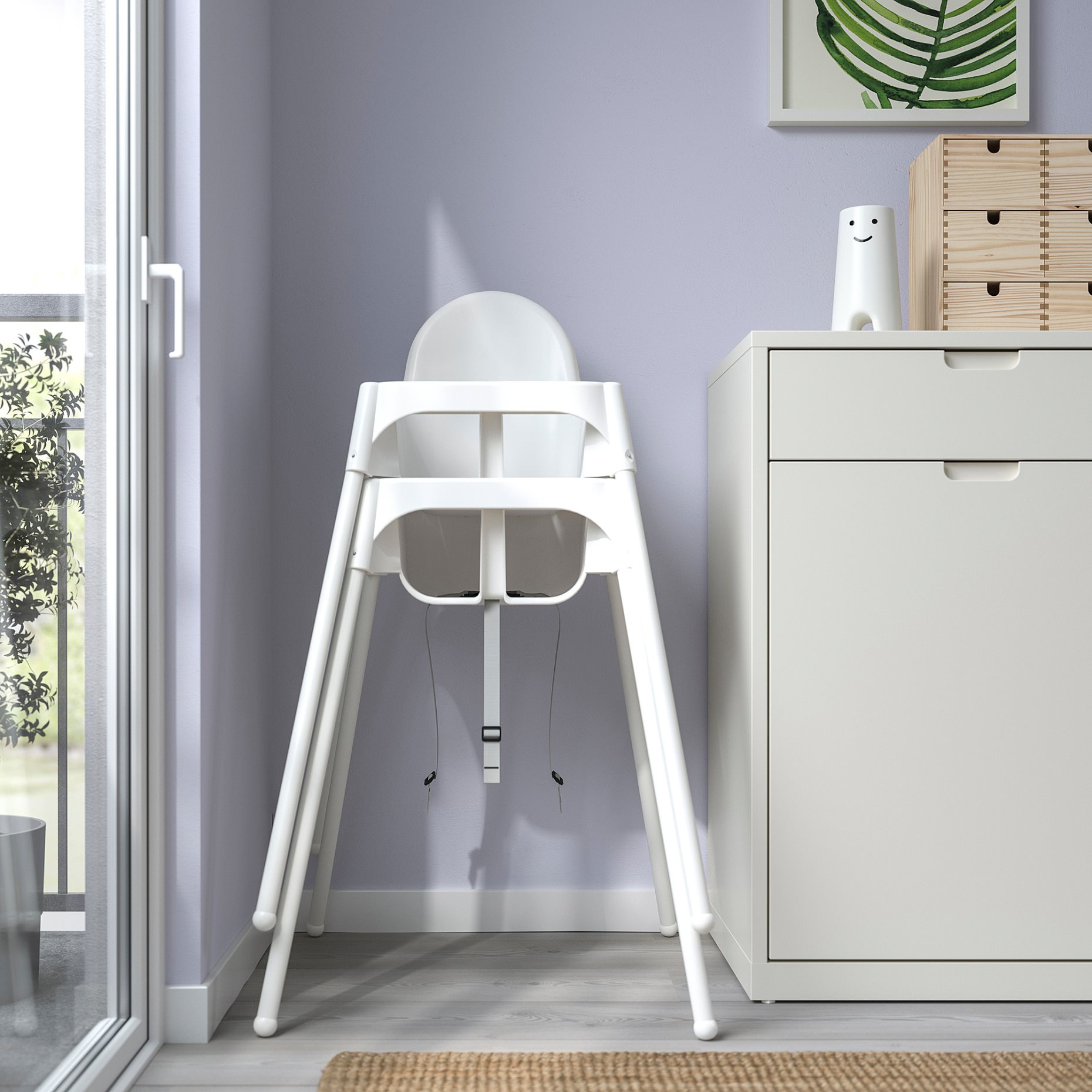ANTILOP, highchair with safety belt, 495.975.12