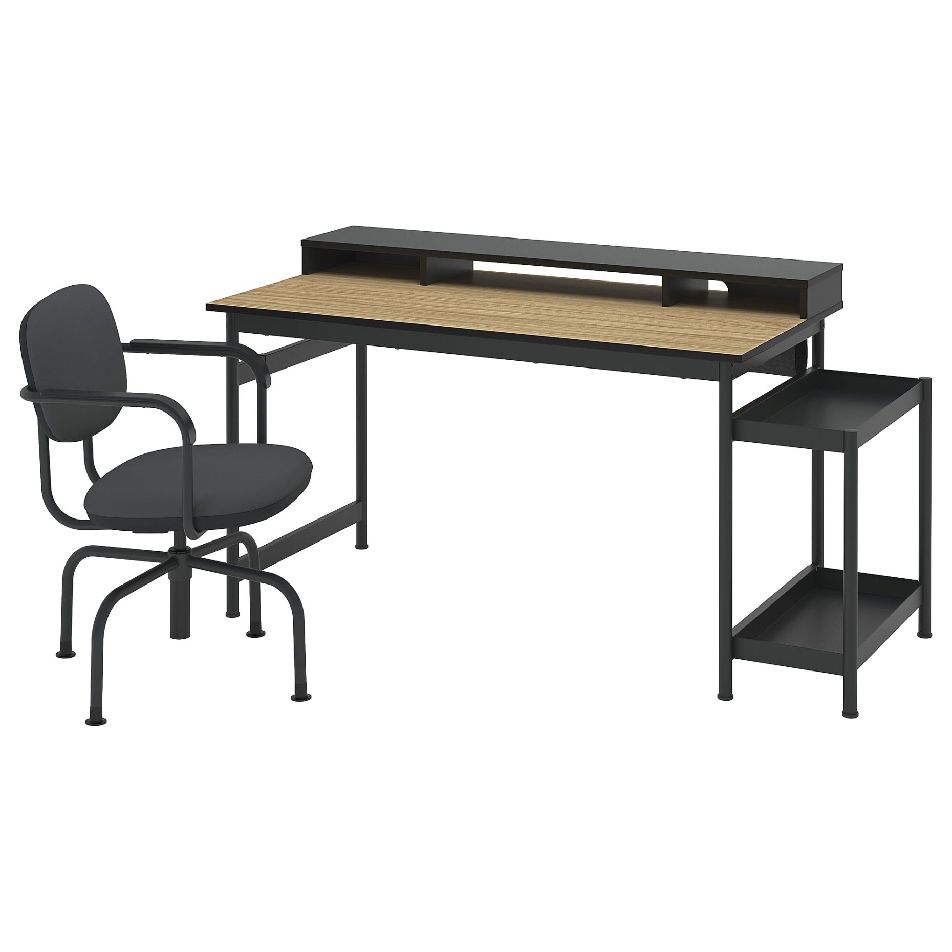 MULLSJÖ, desk and chair, 496.031.41