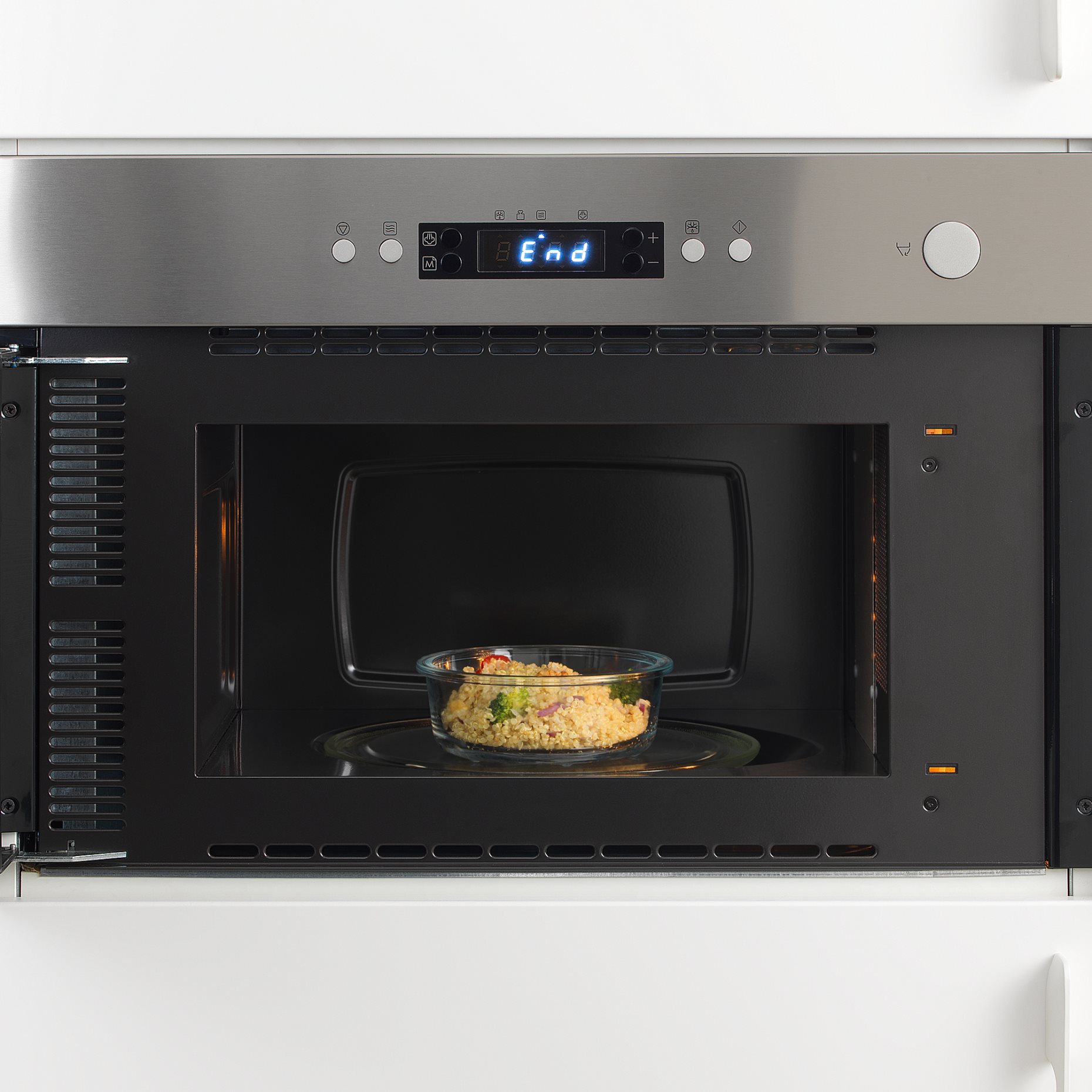 IKEA 365+, food container round/glass, 400 ml, 503.591.95