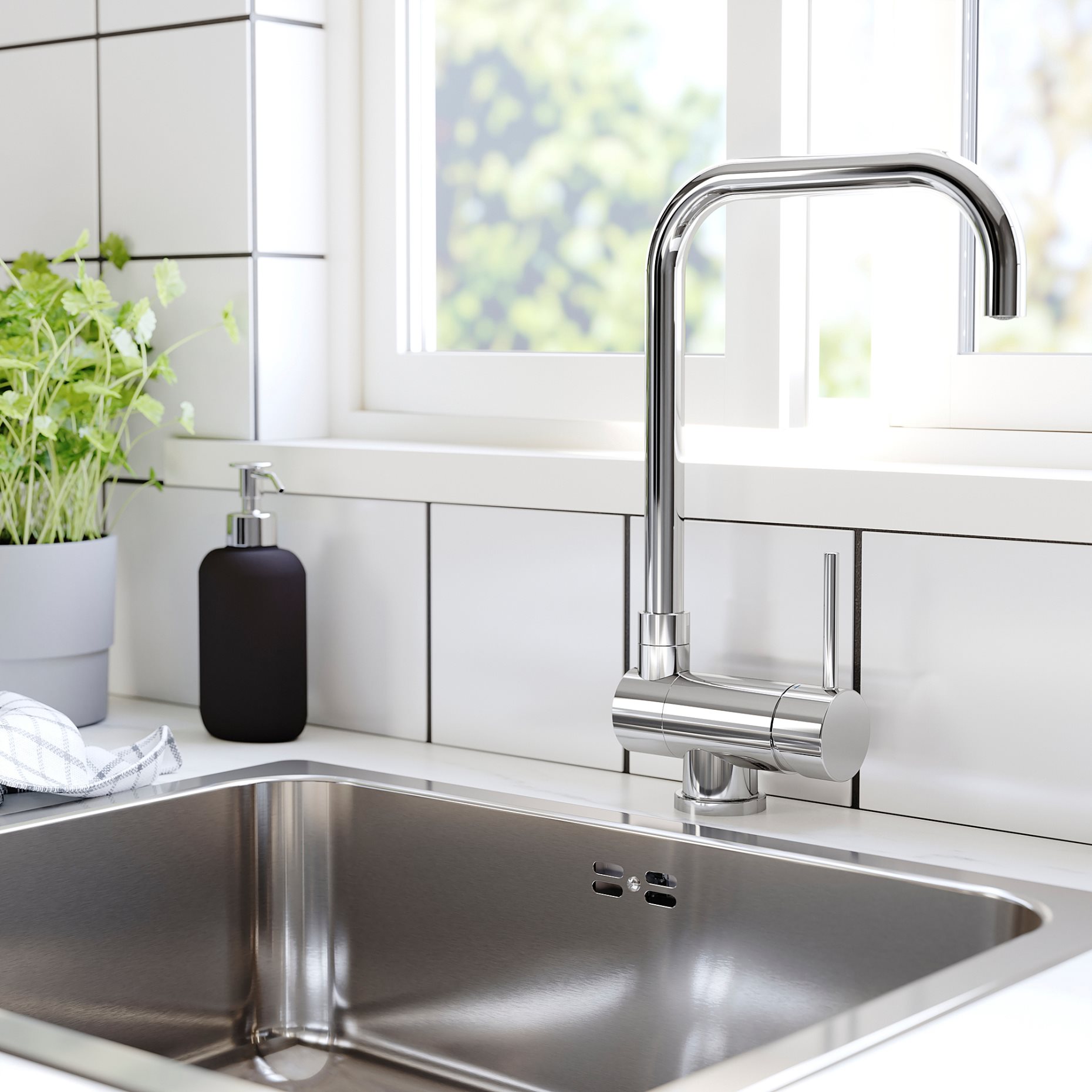 JUTTERN, Kitchen mixer tap, foldable, 504.280.71