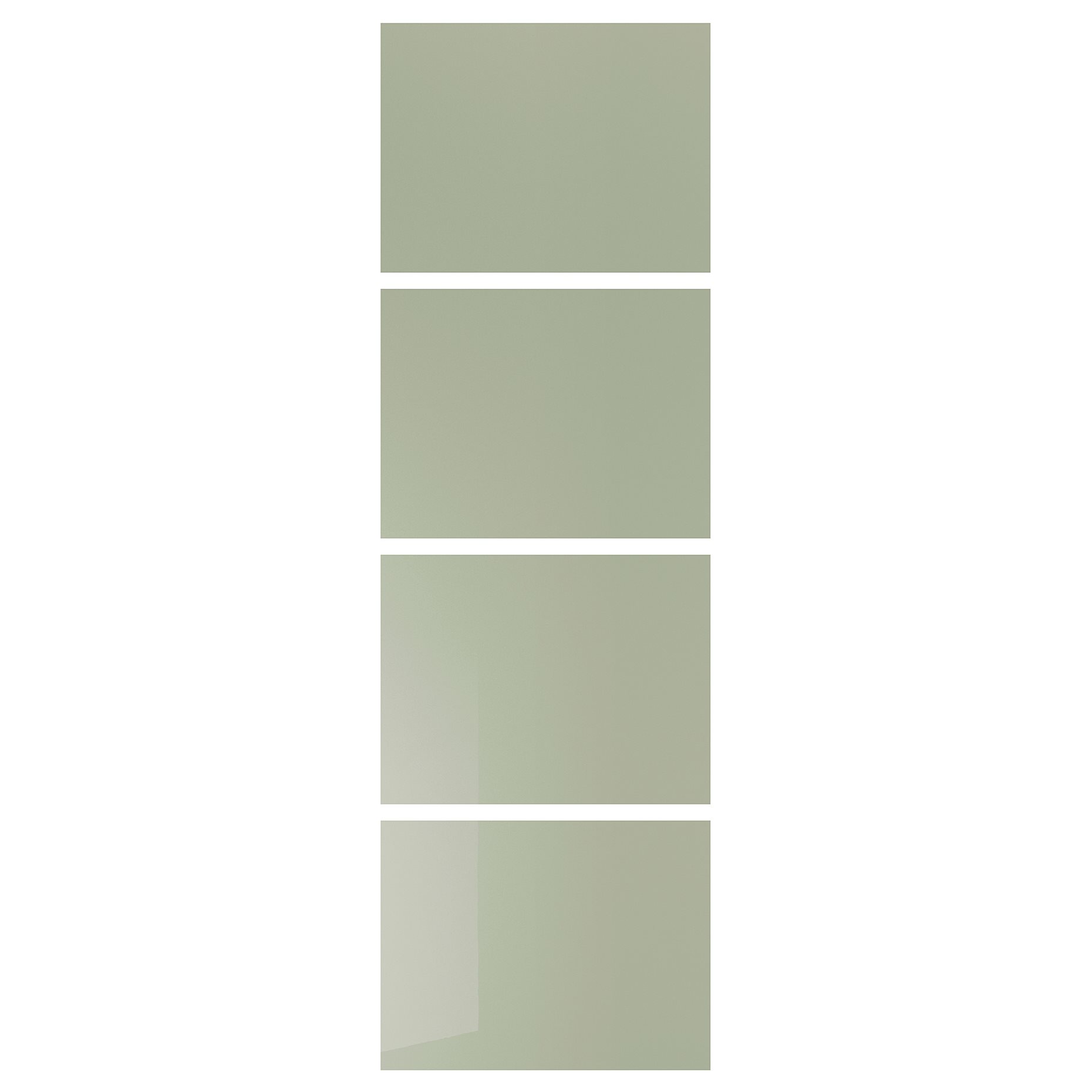 HOKKSUND, 4 panels for sliding door frame, 75x236 cm, 504.806.67