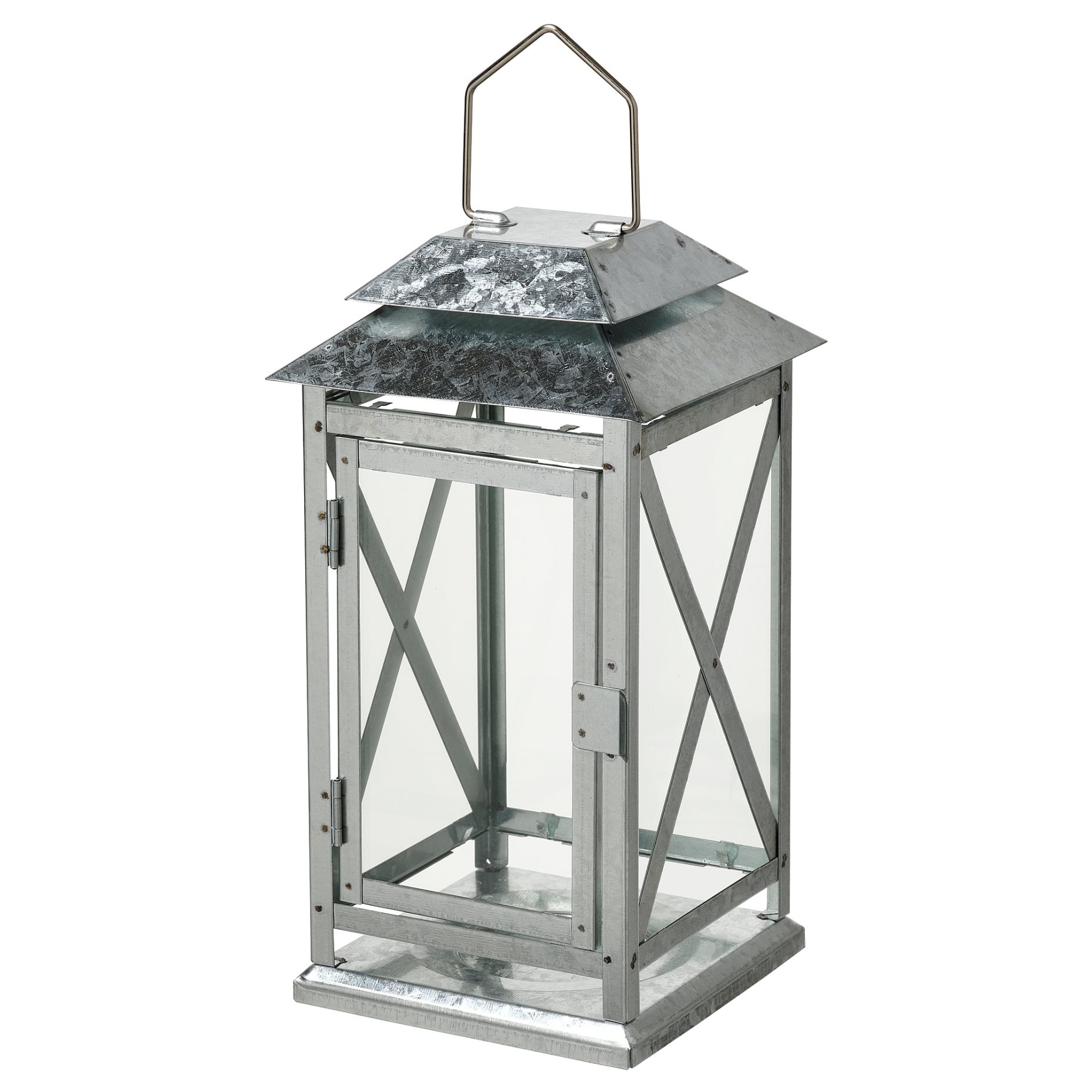 BEFÄSTA, lantern for block candle in/outdoor, 29 cm, 504.968.33
