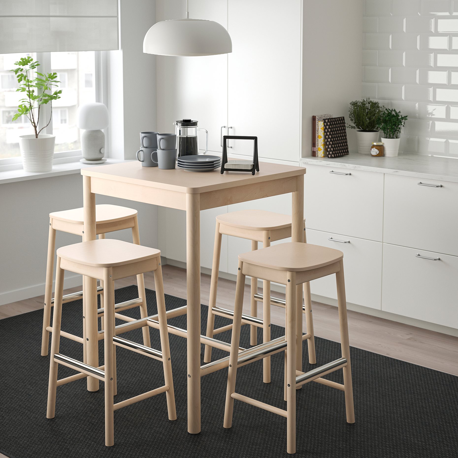 RÖNNINGE, bar table, 75x75 cm, 505.112.30