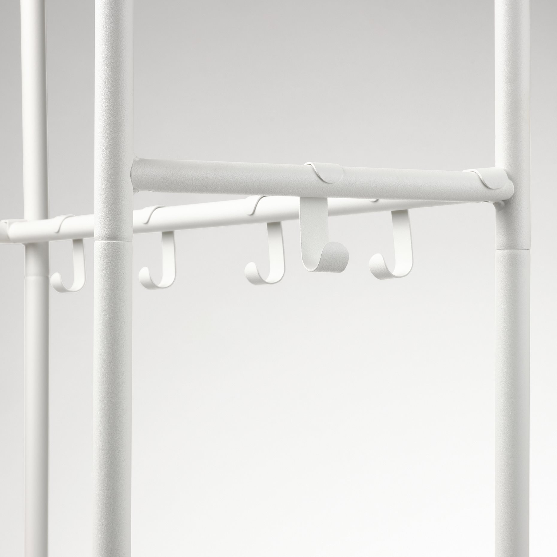 MACKAPÄR, coat rack with shoe storage unit, 78x32x200 cm, 505.309.88