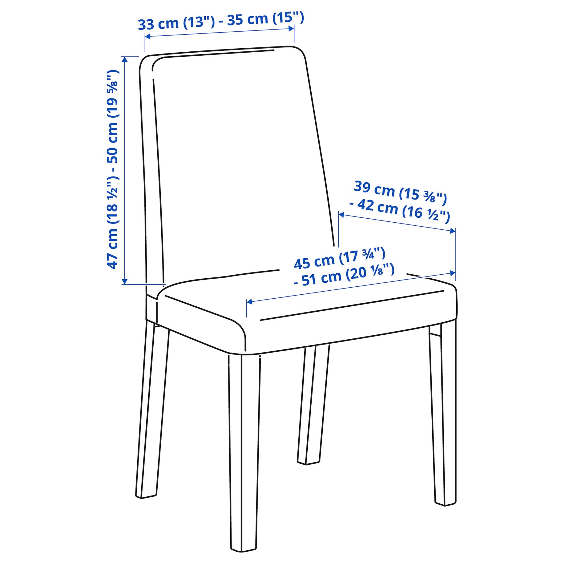 ÄSPHULT, chair cover, 2 pack, 505.598.06