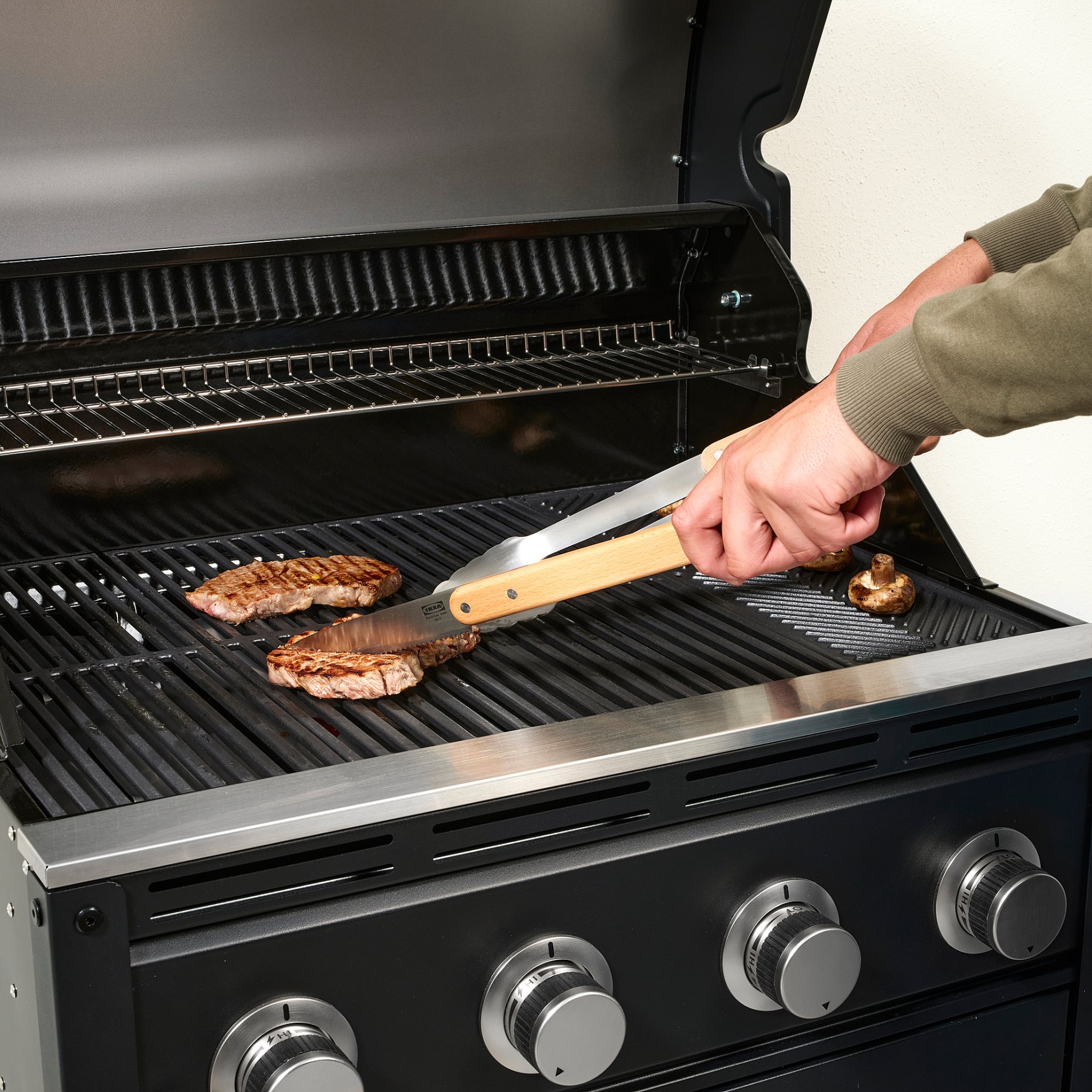 GRILLTIDER, εργαλεία ψησταριάς, σετ 3 τεμ., 505.647.23