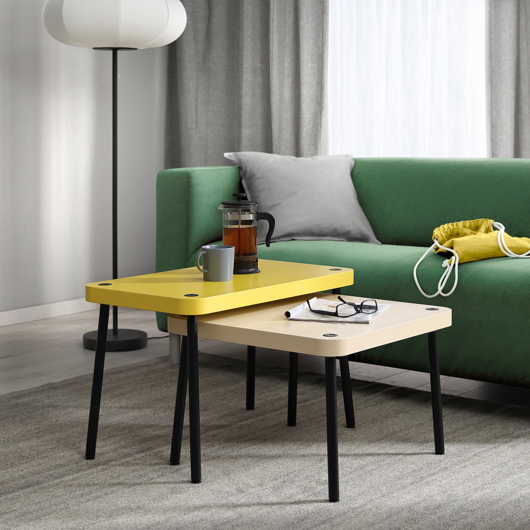 SONHULT, nest of tables, set of 2, 505.785.55