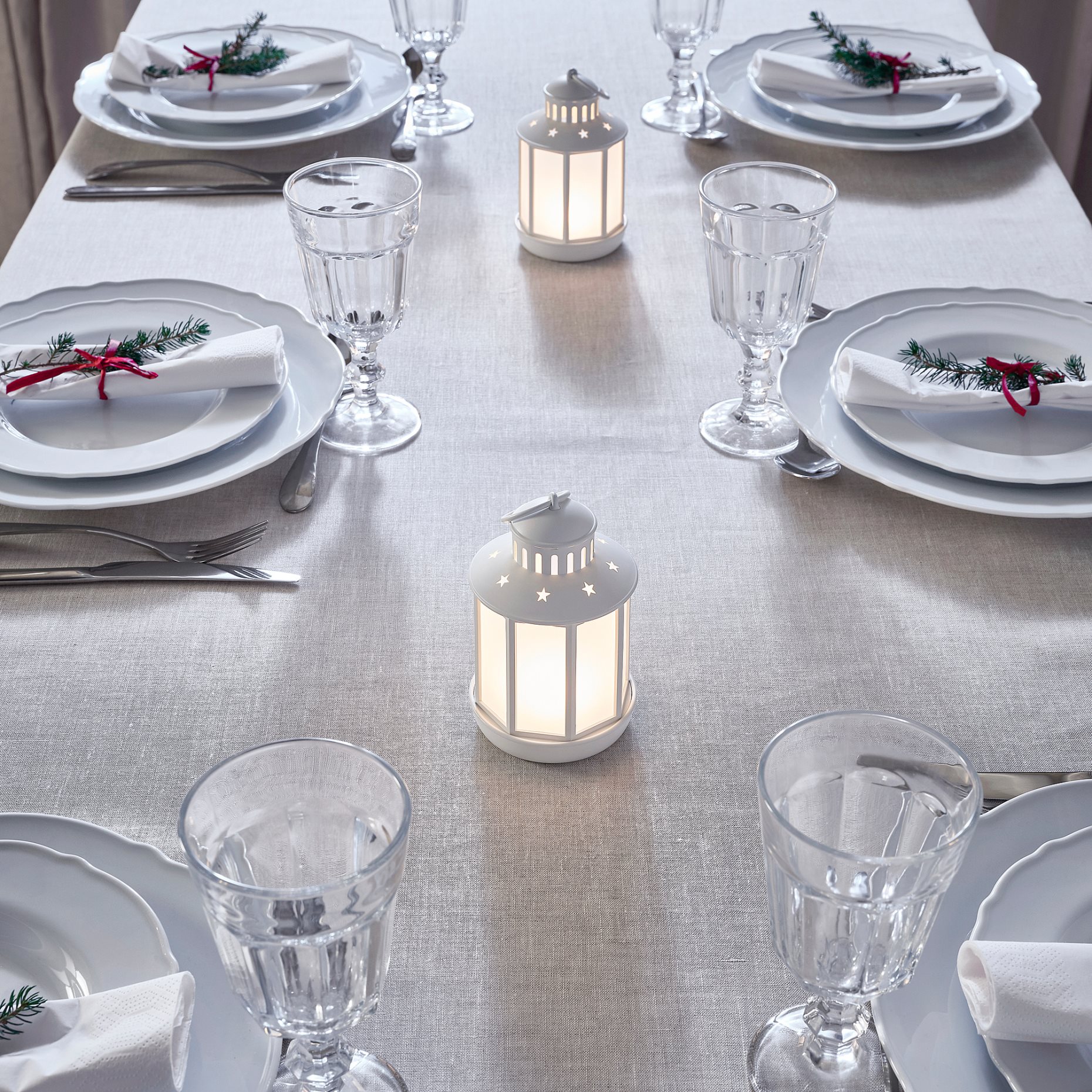 STRÅLA, lantern with built-in LED light source/battery-operated, 13 cm, 505.824.49