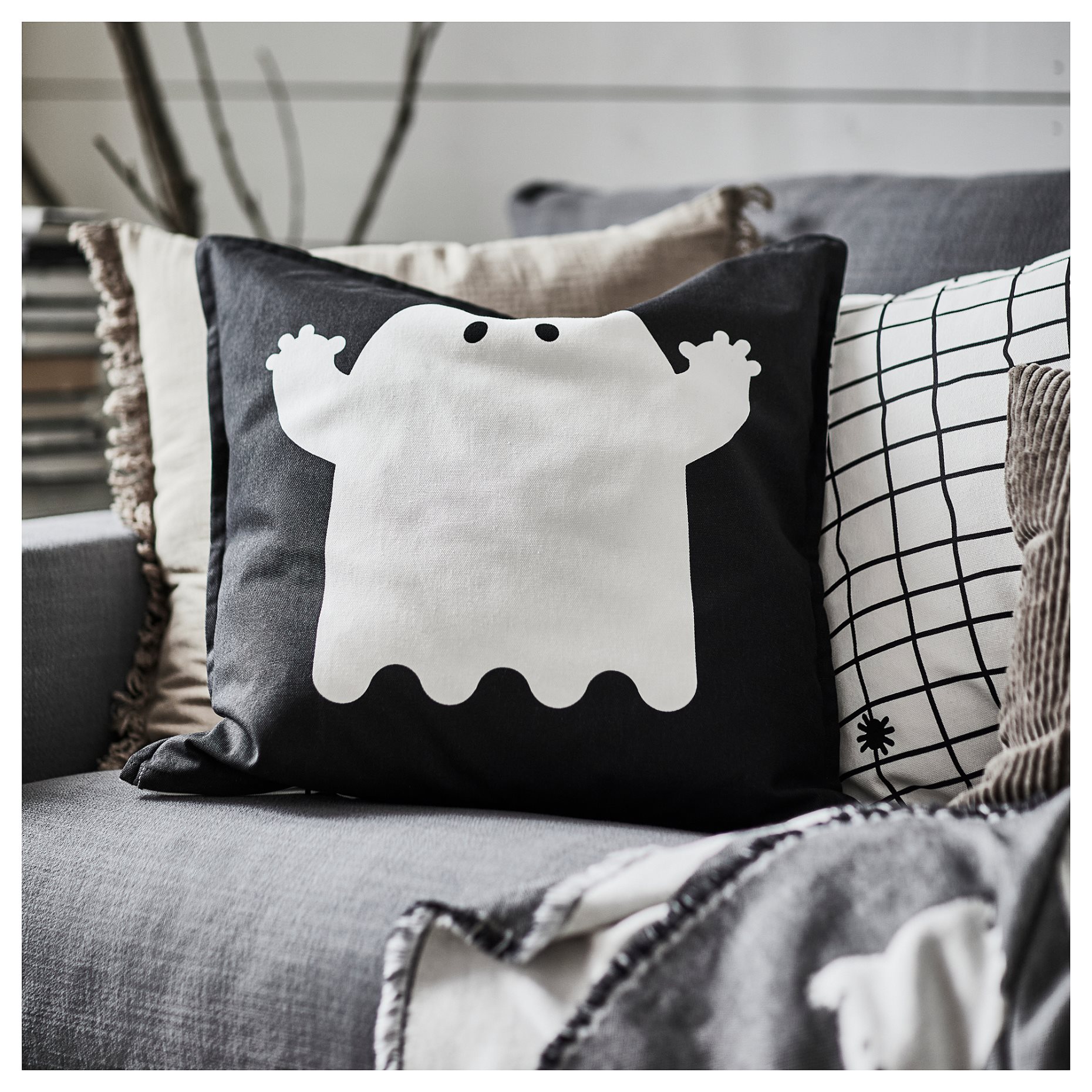 KUSTFYR, cushion cover, 50x50 cm, 505.995.67