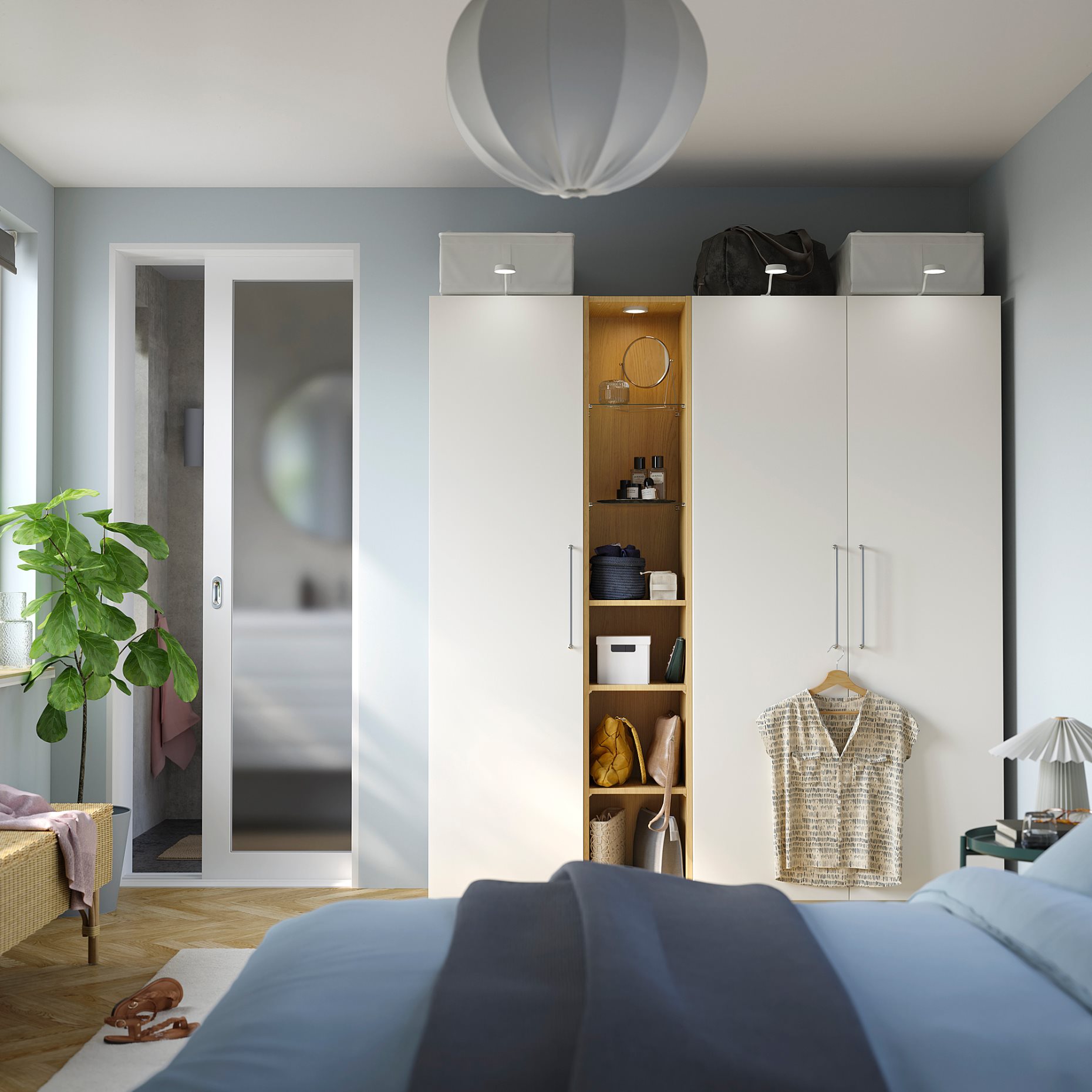 PAX, add-on mid-unit, 35x35x201 cm, 506.038.28