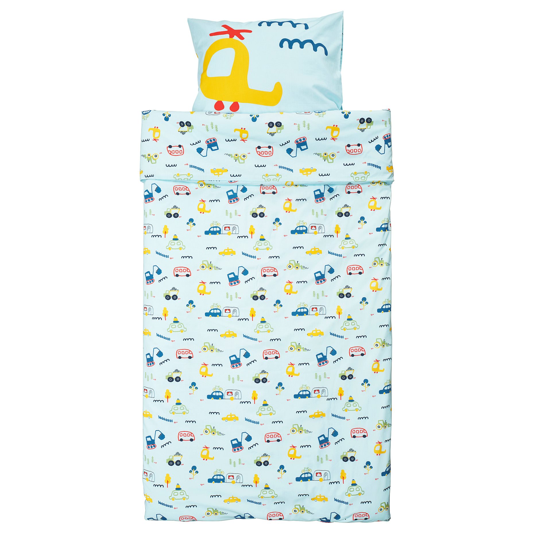 BARNDRÖM, παπλωματοθήκη και μαξιλαροθήκη, 150x200/50x60 cm, 506.227.04