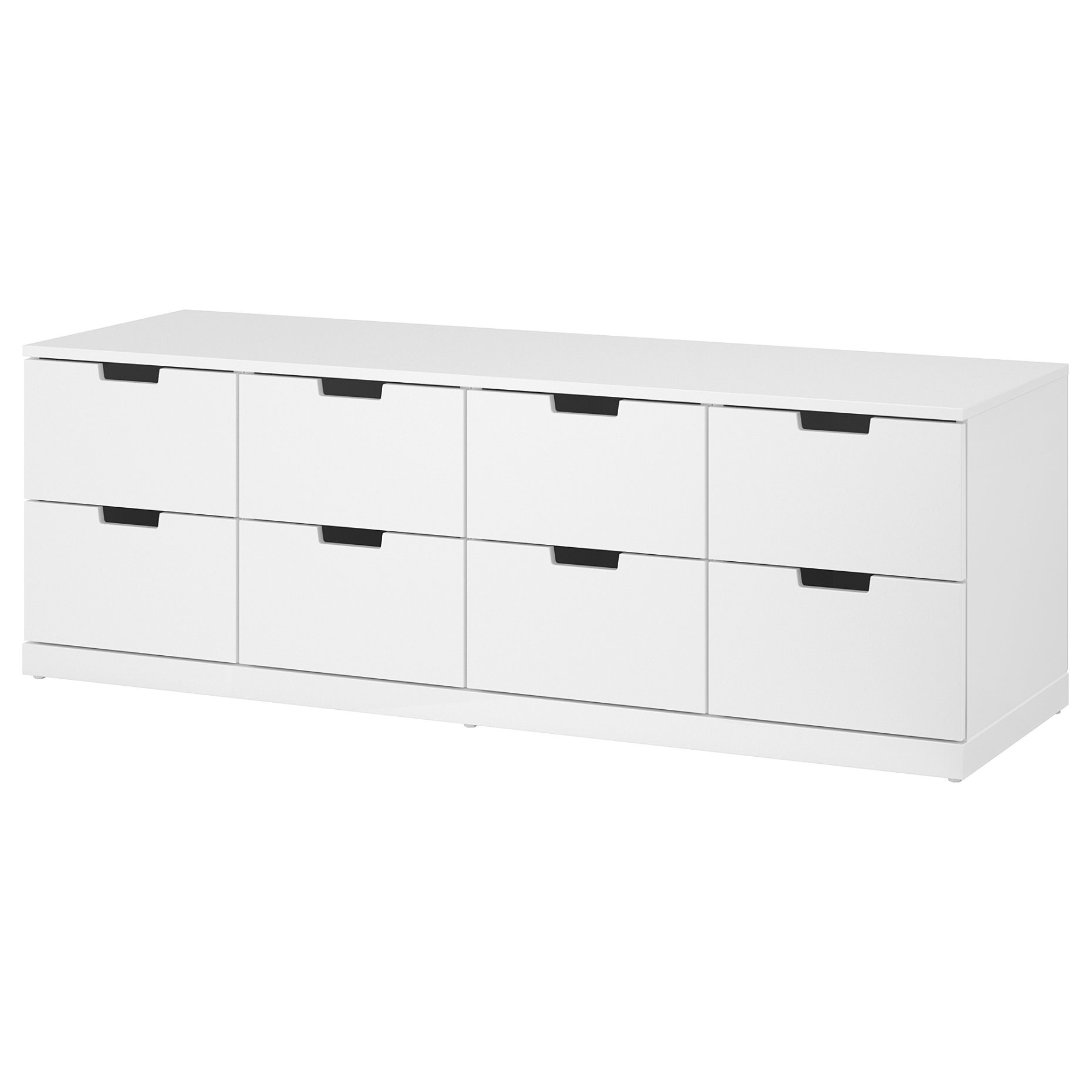 NORDLI, συρταριέρα με 8 συρτάρια, 160X54 cm, 592.395.04