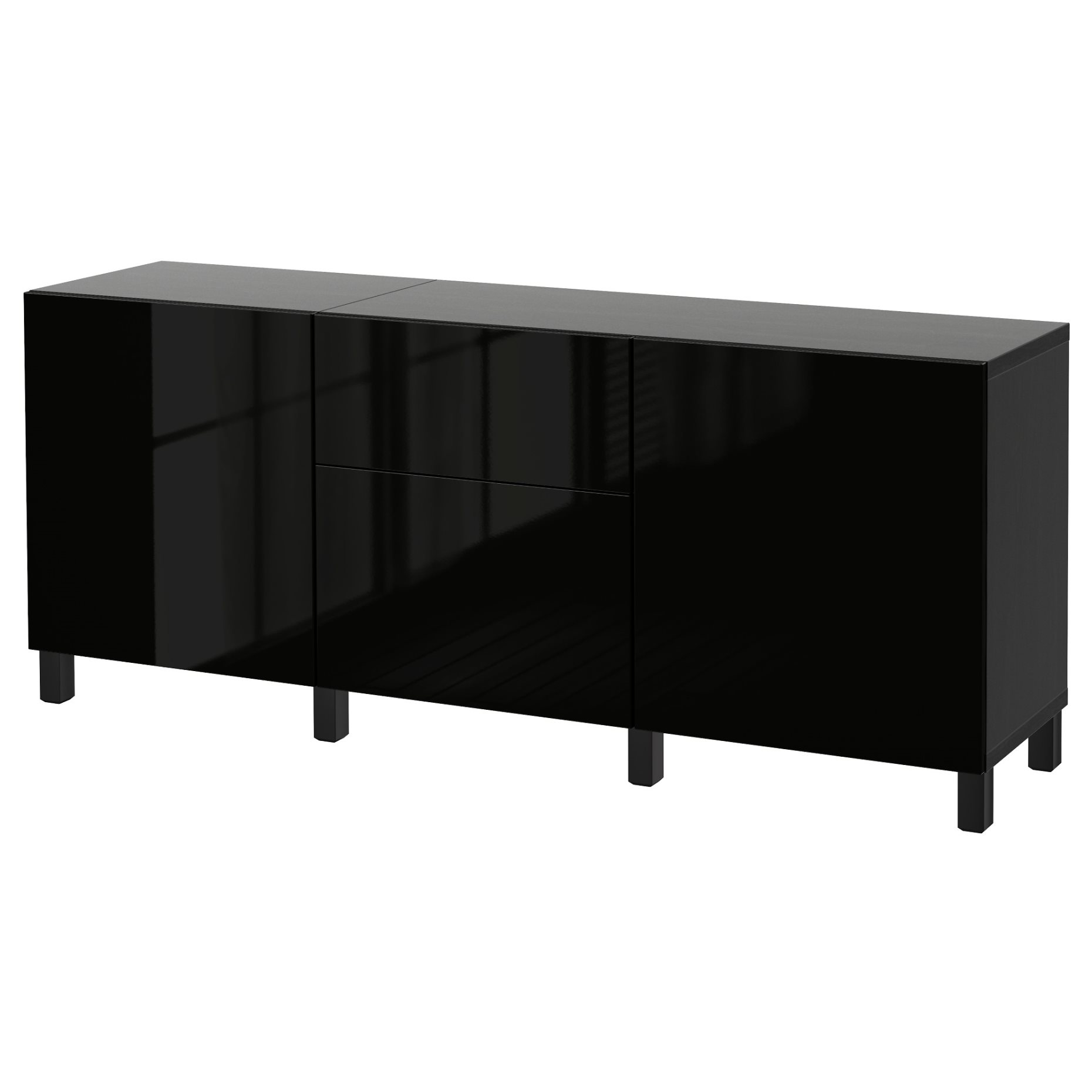BESTÅ, storage combination with drawers push open, 180x42x74 cm, 594.126.93