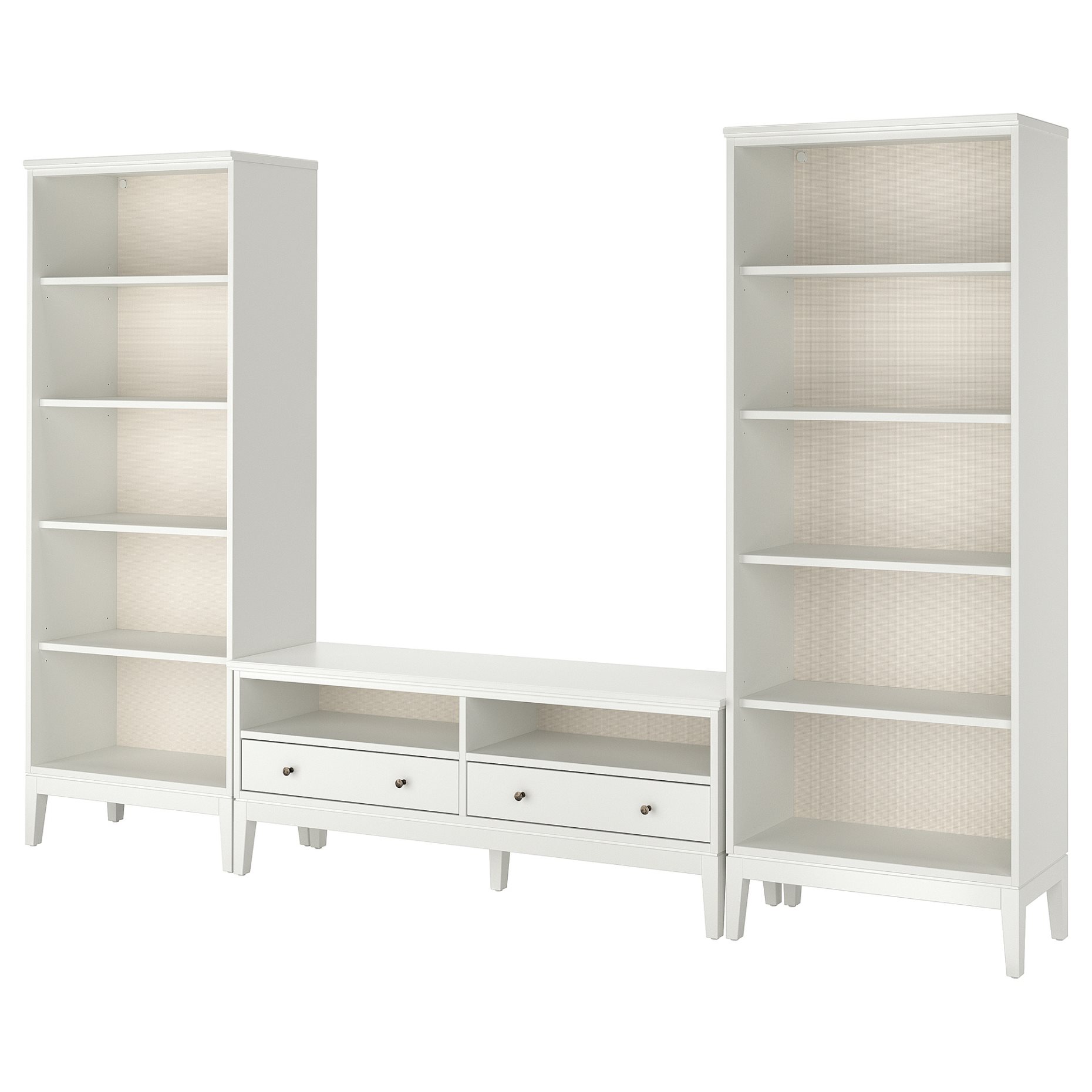 IDANÄS, TV storage combination,  325x40x211 cm, 594.373.30
