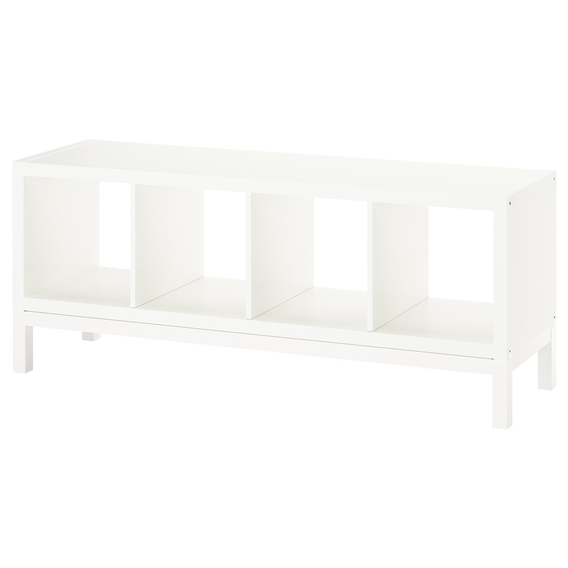 KALLAX, shelving unit with underframe, 147x59 cm, 594.426.66