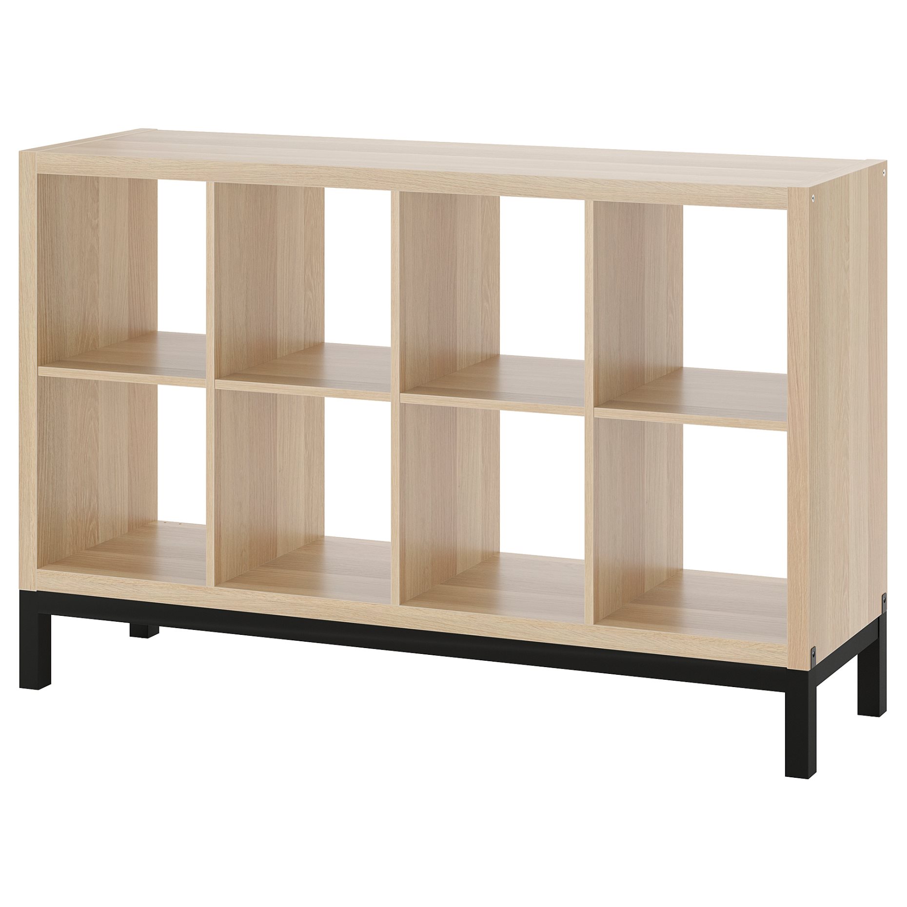 KALLAX, shelving unit with underframe, 147x94 cm, 594.426.85
