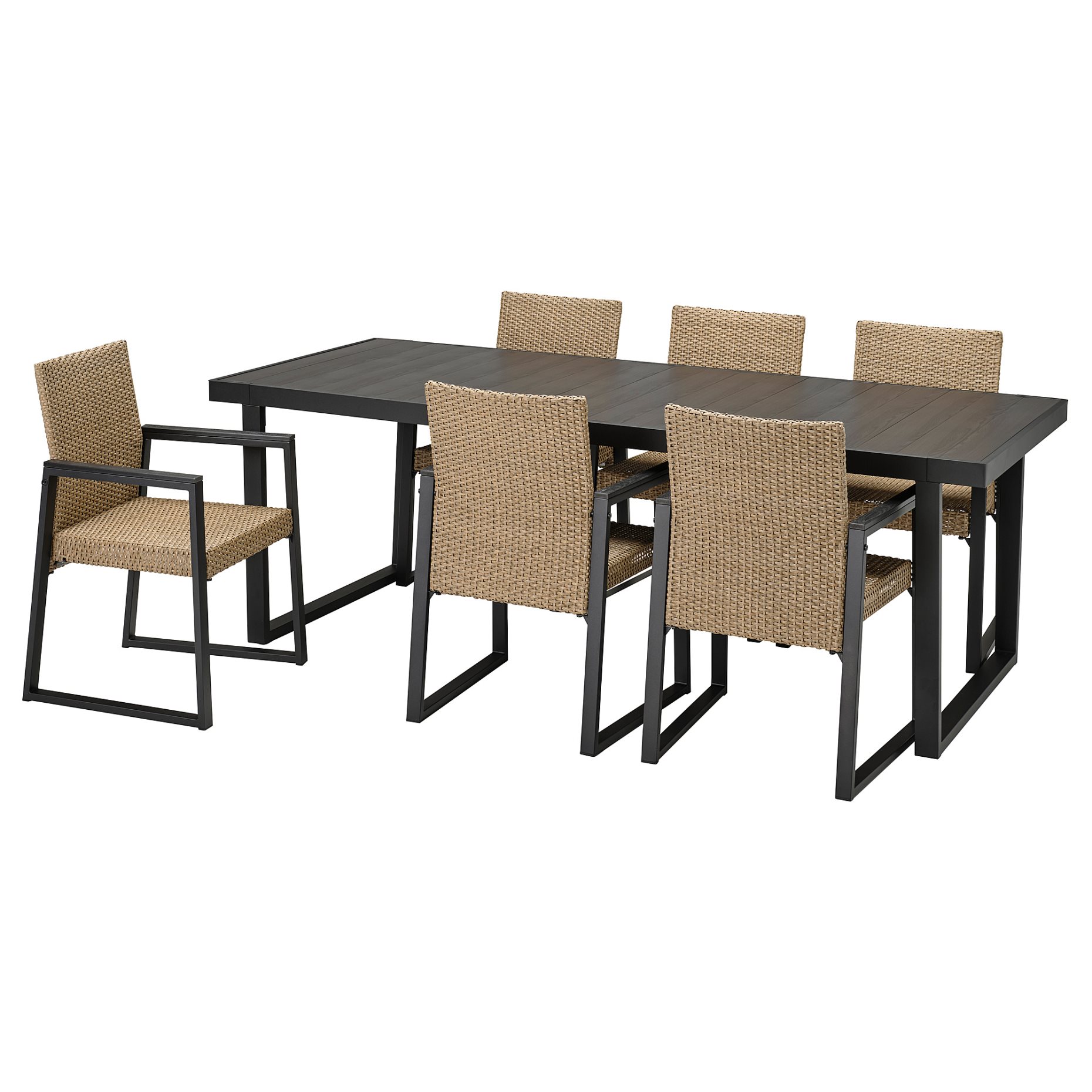 VÄRMANSÖ, table/6 chairs/outdoor,, 595.002.13