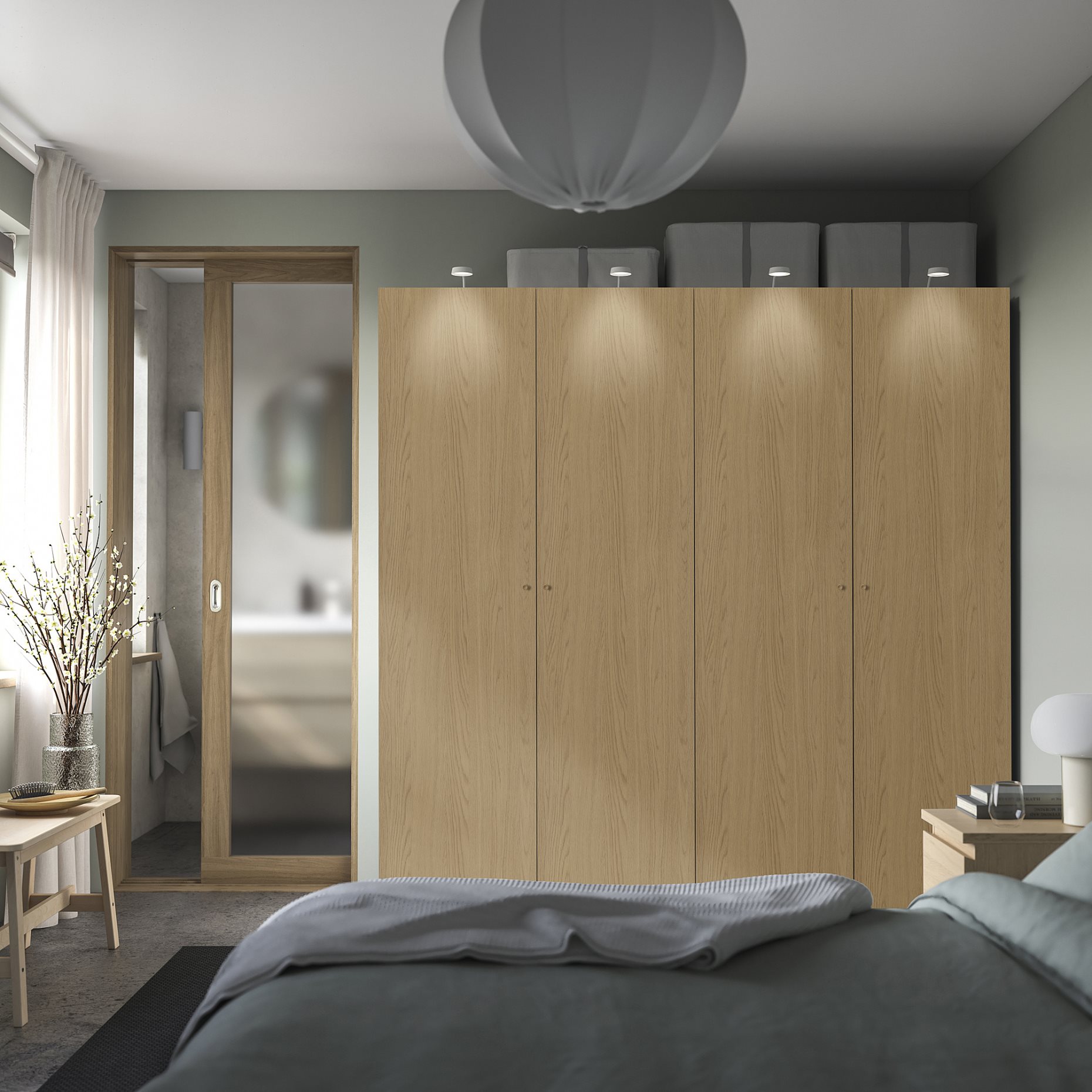 PAX/STORKLINTA, wardrobe combination, 200x66x201 cm, 595.627.72