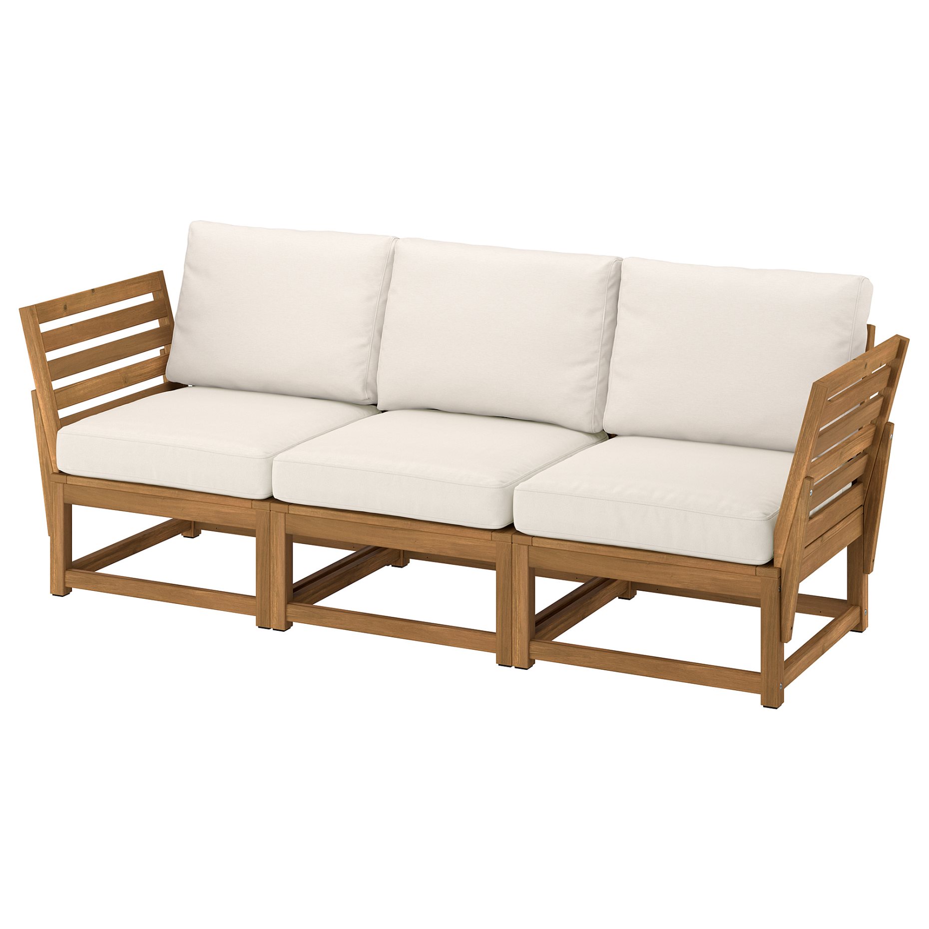 NÄMMARÖ, 3-seat modular sofa with armrests, outdoor, 595.783.63