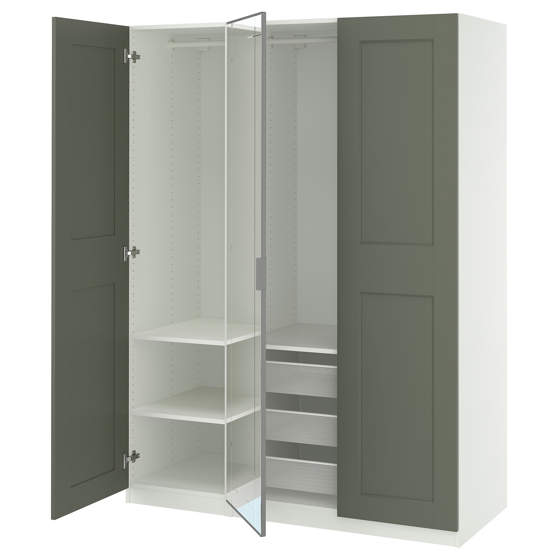 PAX/KAMMAR/GRIM, wardrobe combination, 150x60x201 cm, 595.792.49