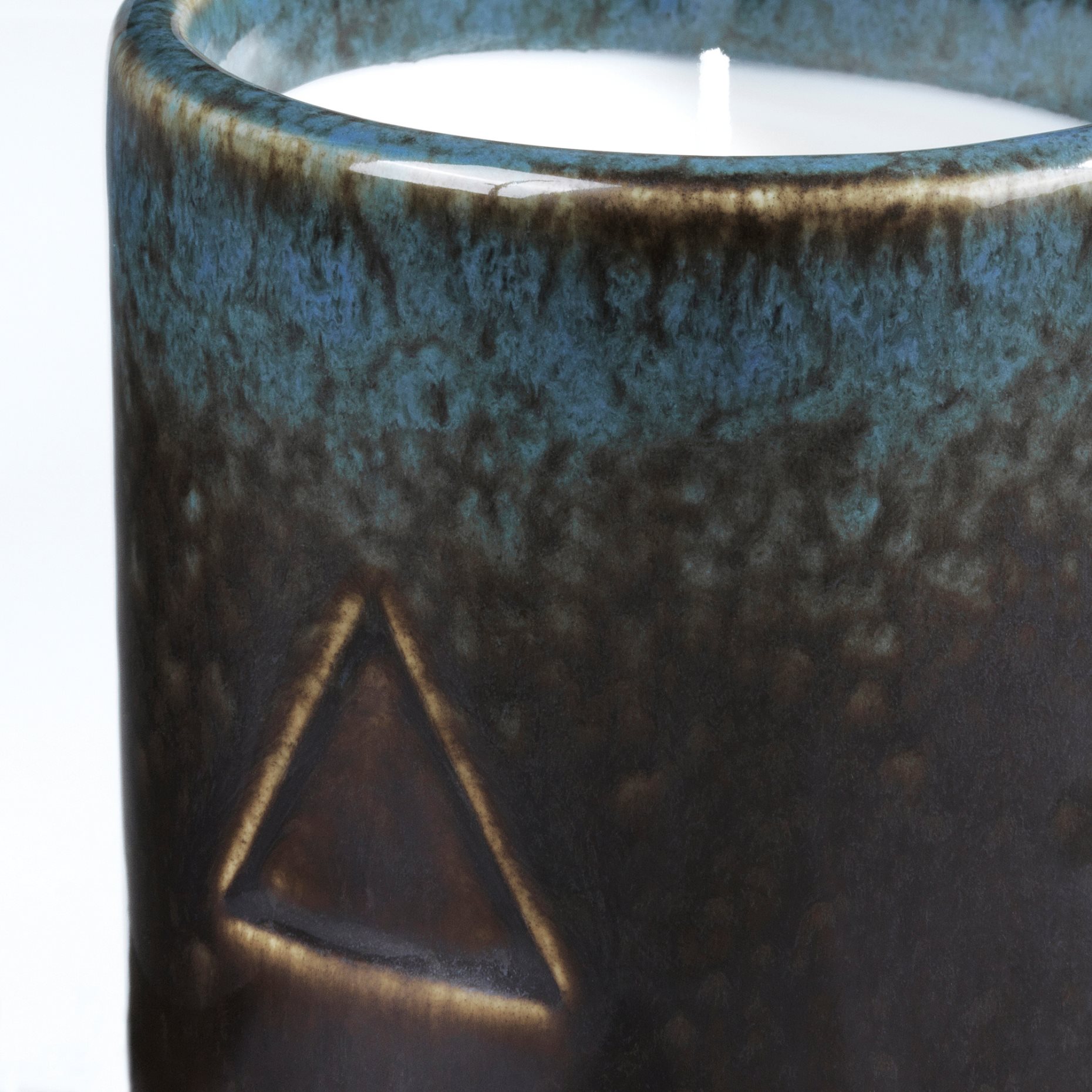 OSYNLIG, scented candle in pot/Tobacco & Honey, 7 cm, 604.485.87