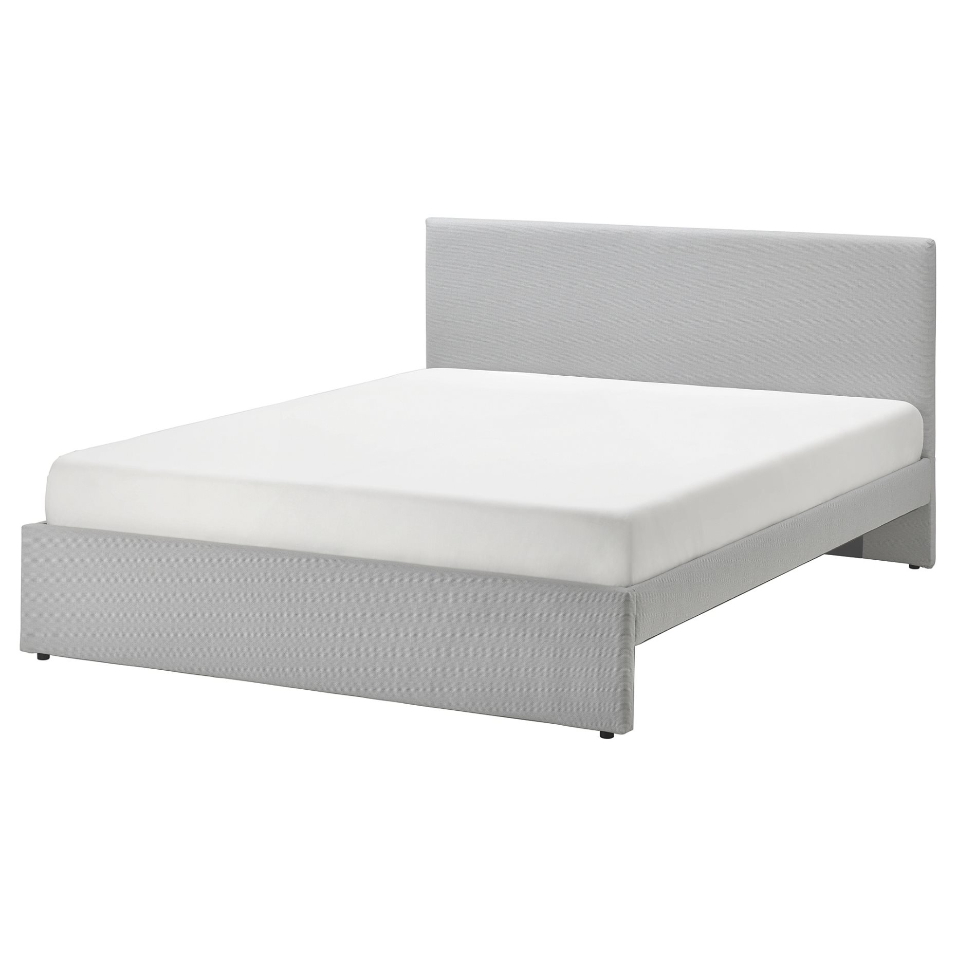 GLADSTAD, upholstered bed, 140x200 cm, 604.904.49