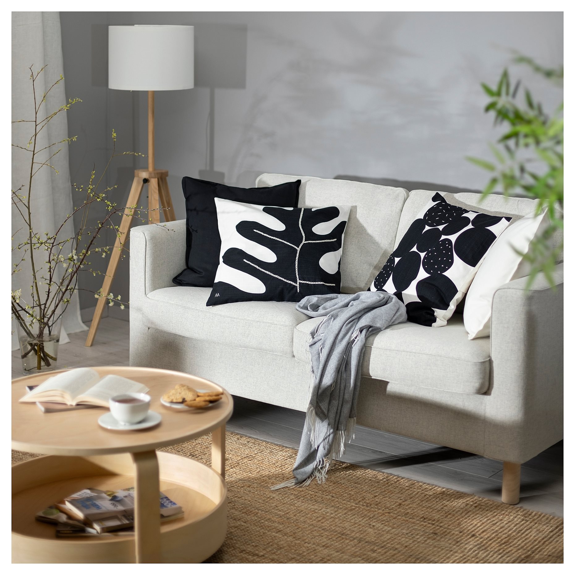 SANDSENAP, cushion cover/handmade, 50x50 cm, 605.278.86