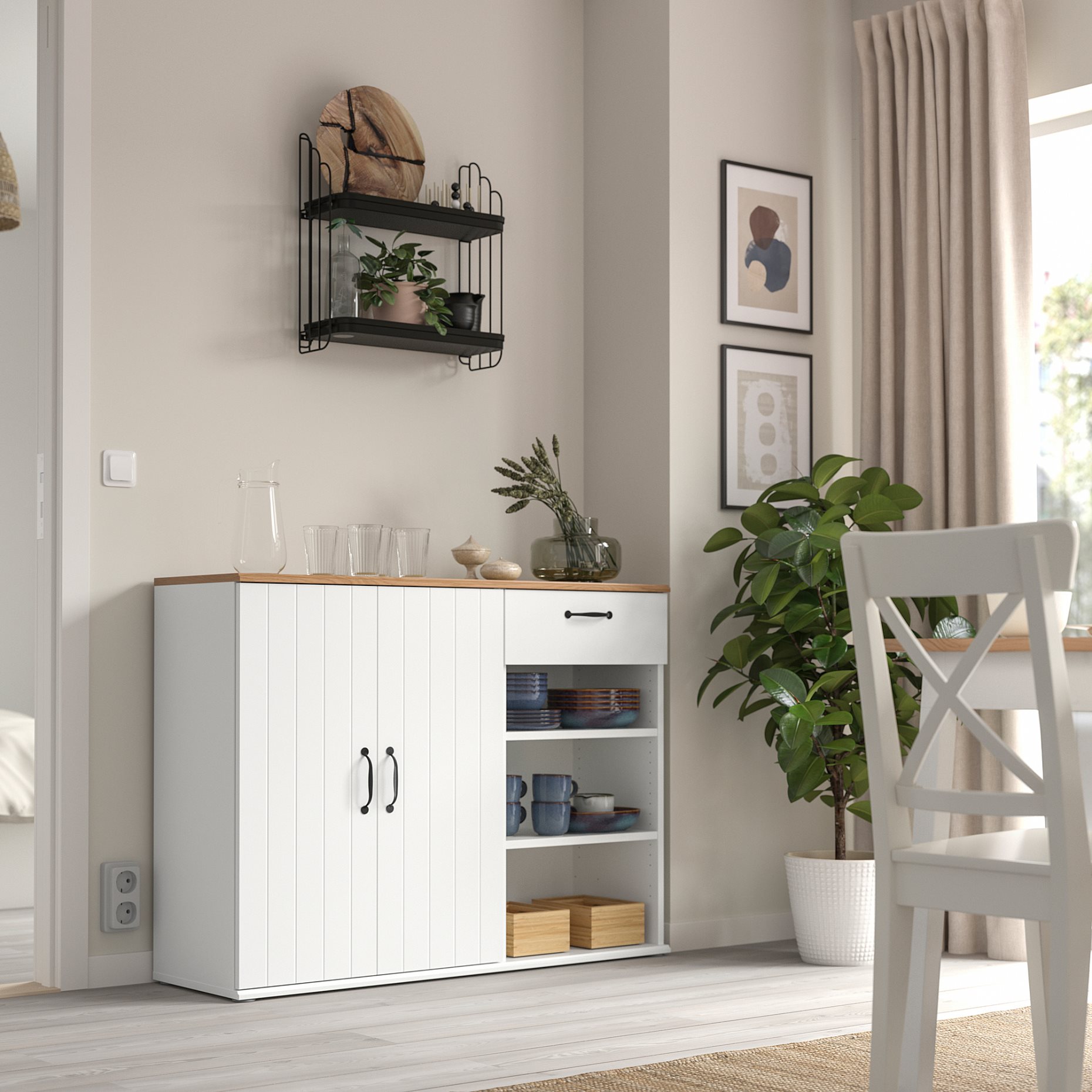 SKRUVBY, sideboard, 120x38x90 cm, 605.687.25