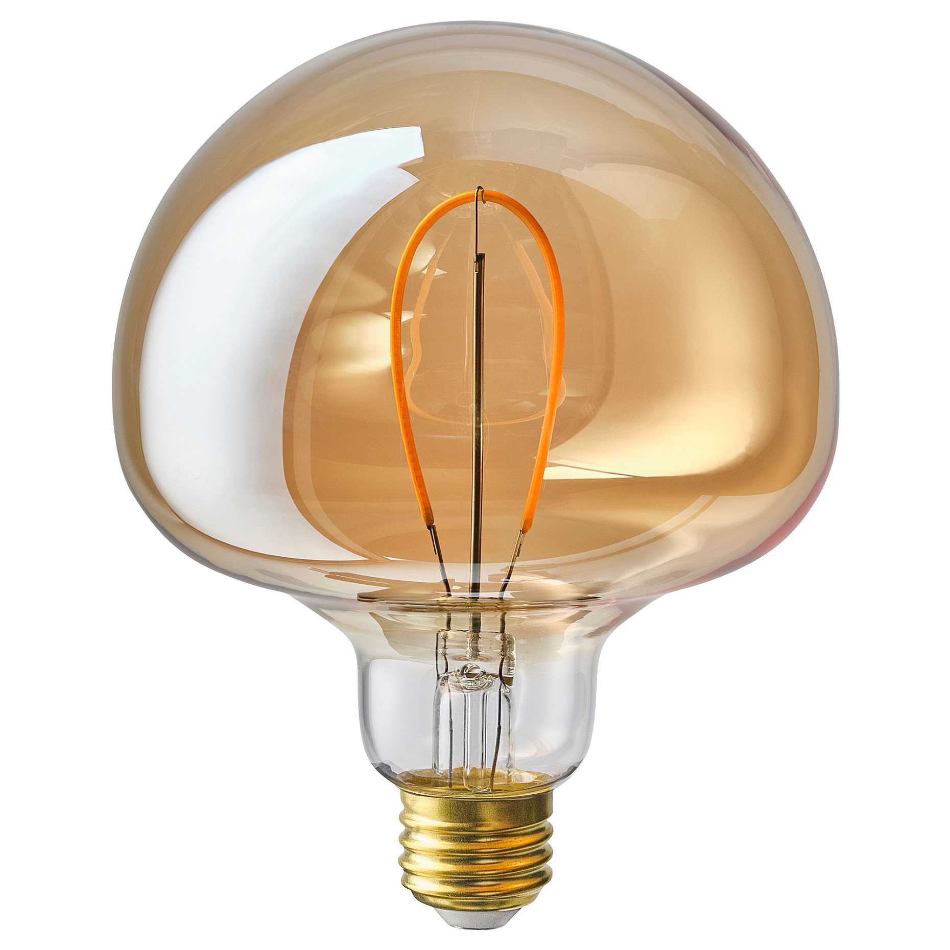MOLNART, λαμπτήρας LED E27 150 lumen/σχήμα μανιτάρι, 120 mm, 605.848.67
