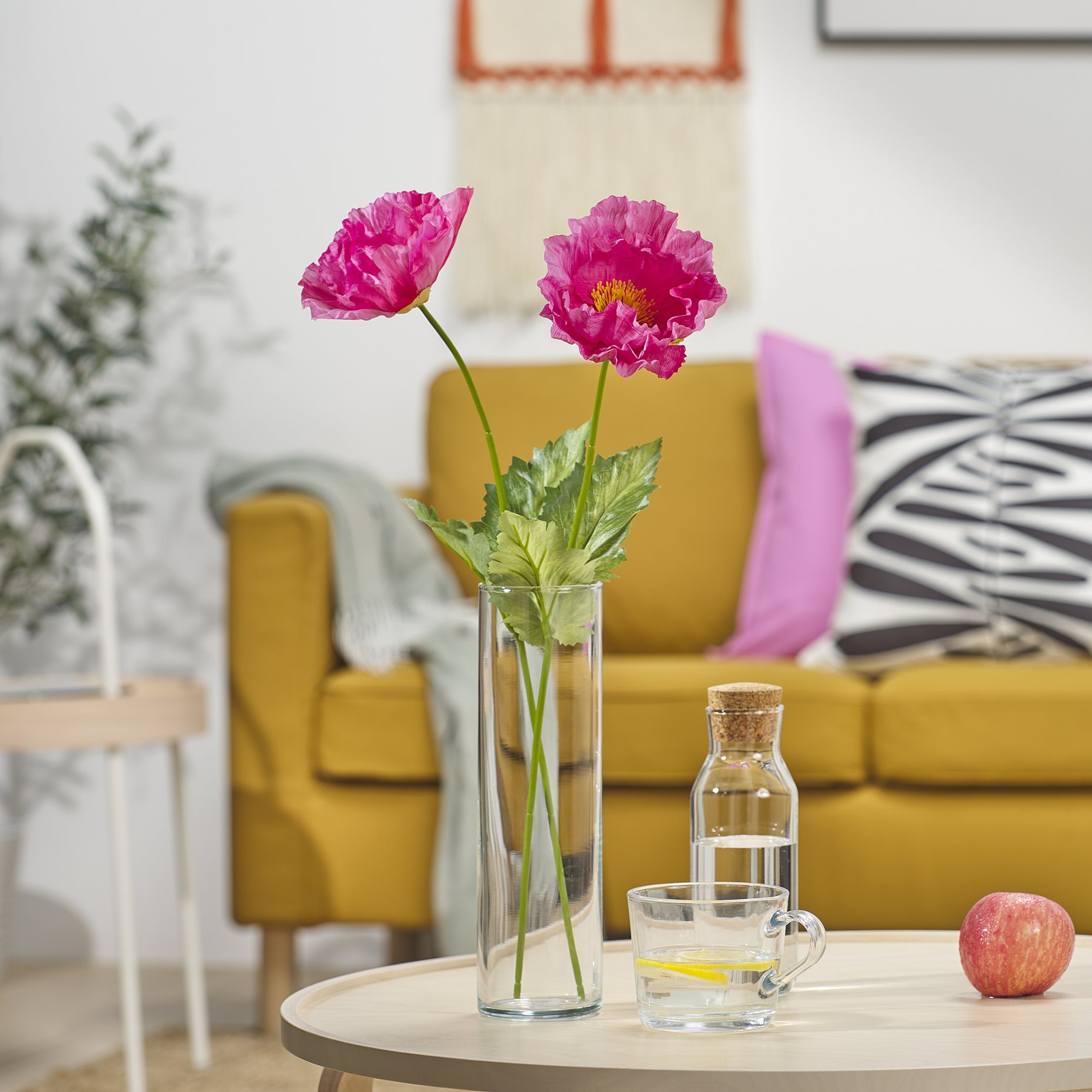 SMYCKA, artificial flower in/outdoor/Poppy, 55 cm, 605.932.87