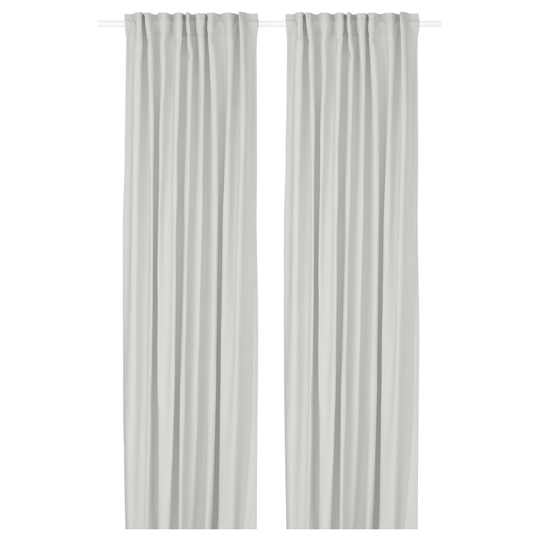 GINSTMOTT, curtains with heading tape/1 pair, 145x300 cm, 605.971.67