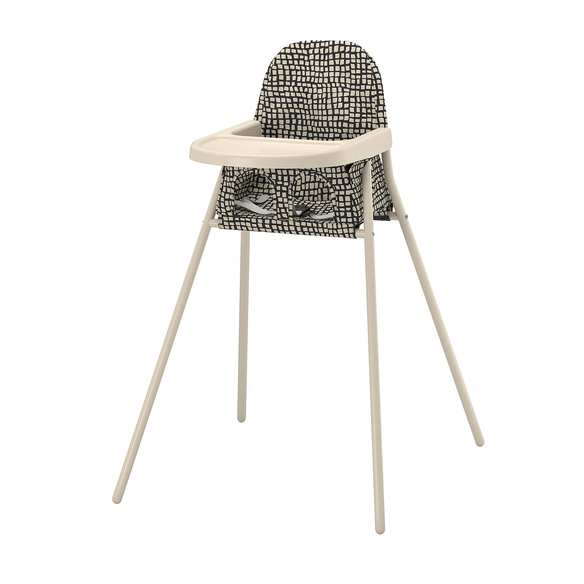 SANDKATT, highchair with tray, 606.166.46