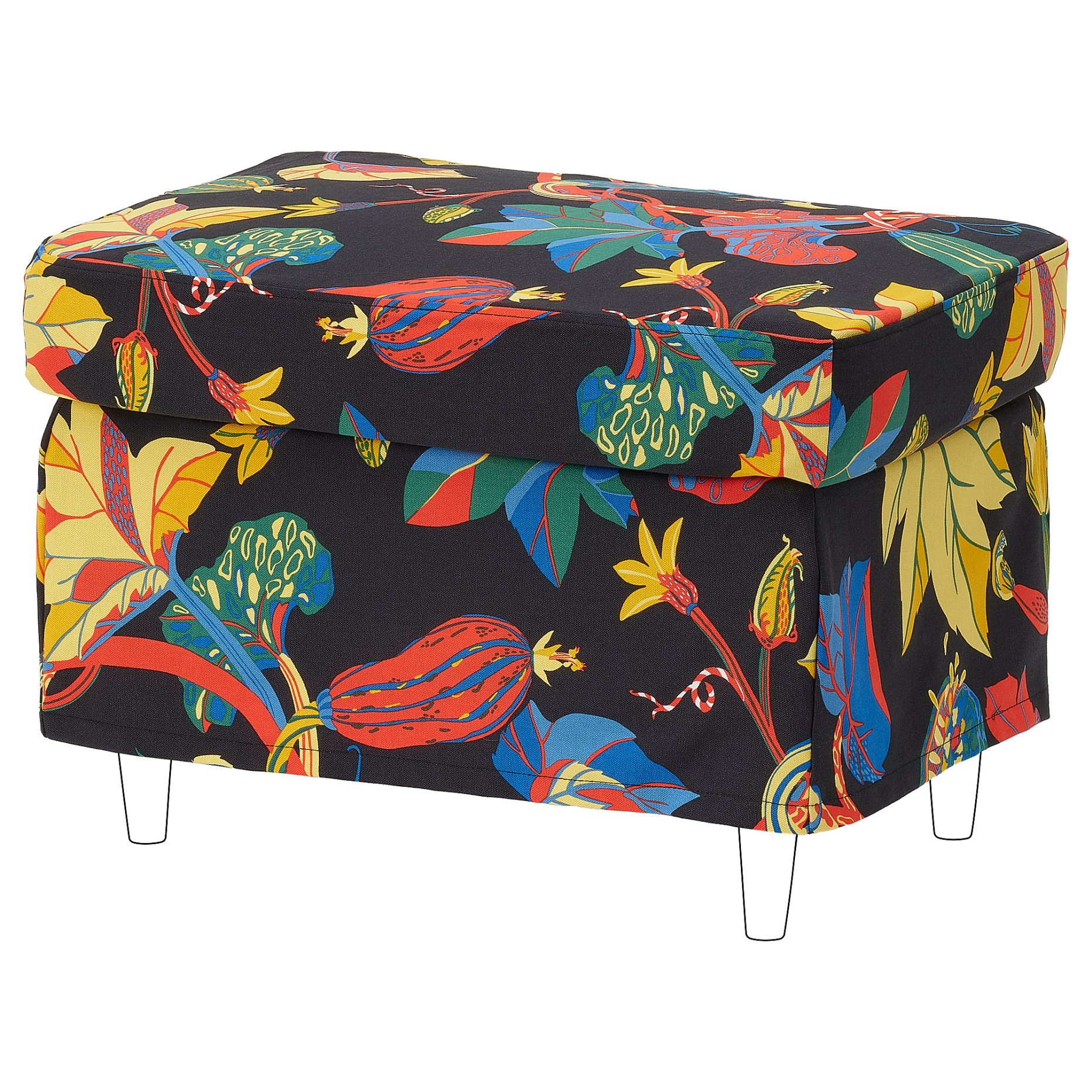 STRANDMON, slipcover for footstool, 606.363.57